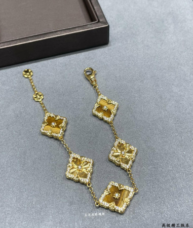 Buccellati Five-flowered Laser Yellow opera house series Bracelet
