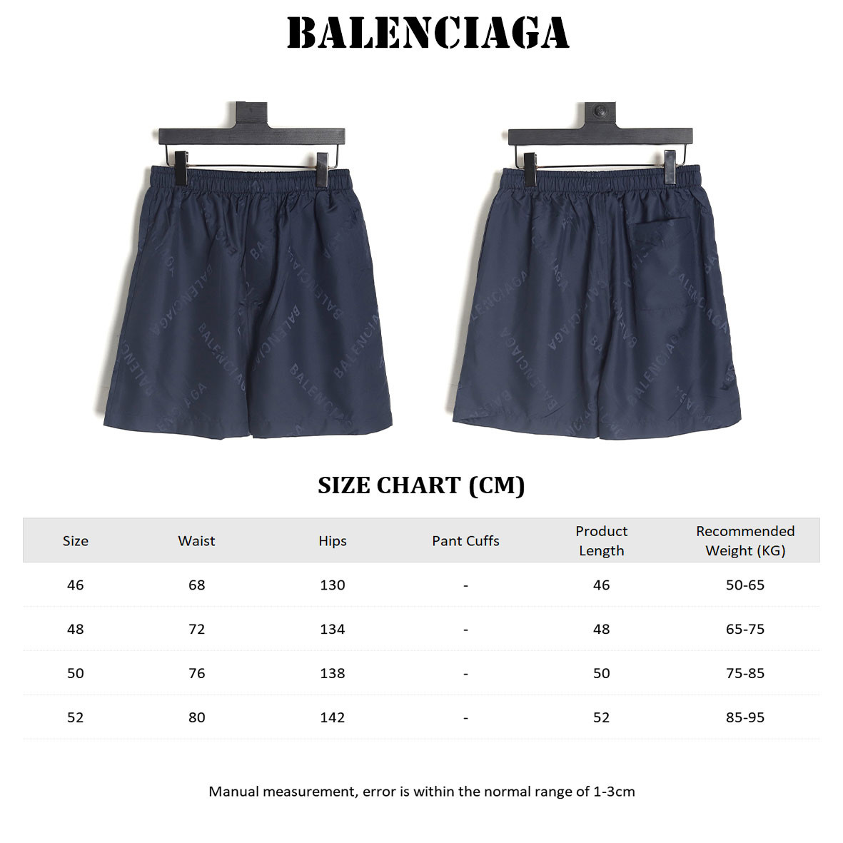 Ba*len*cia*ga 25ss shorts