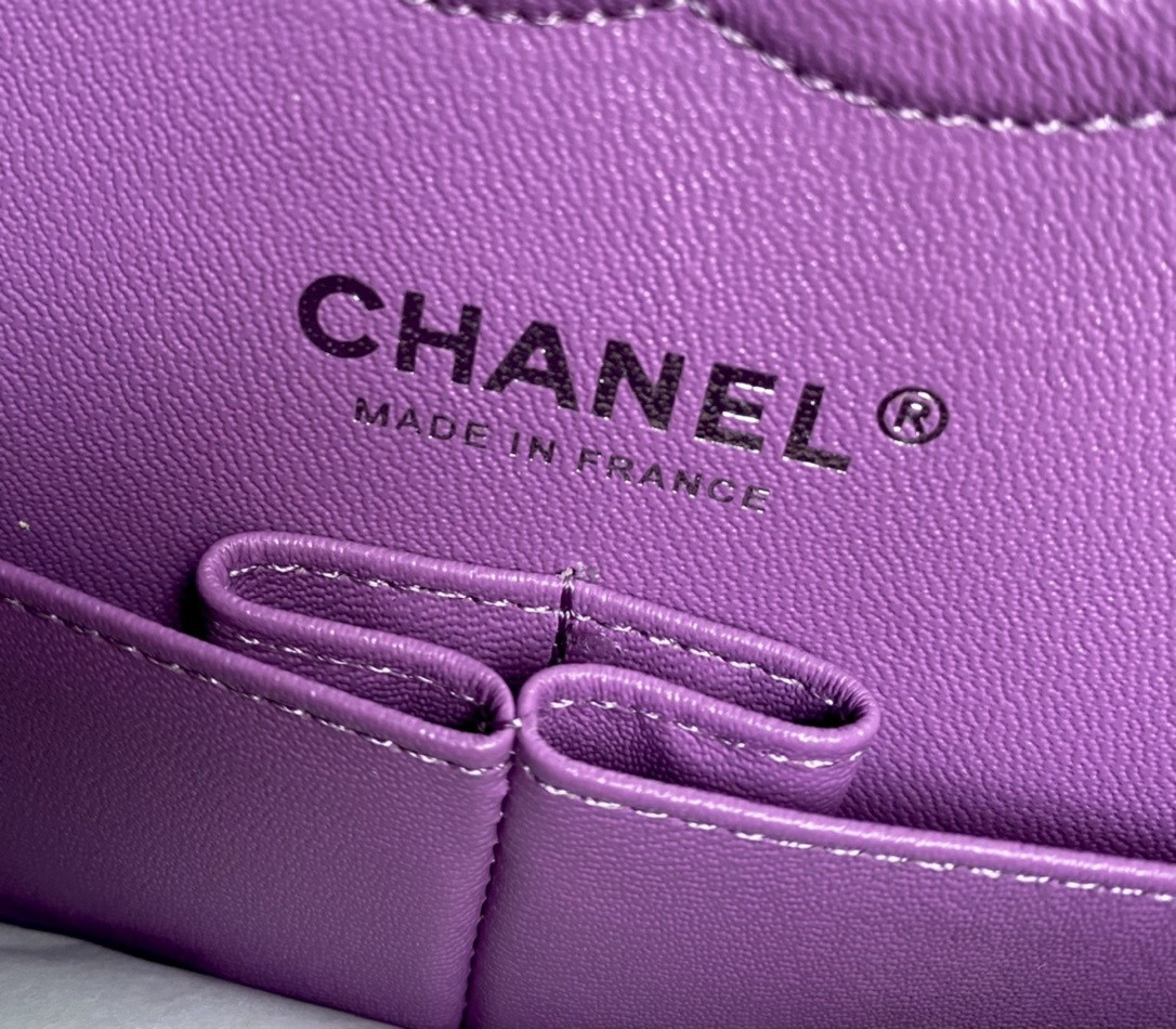 Ch*el classic flap bag 15.5x25.5x6.5cm
