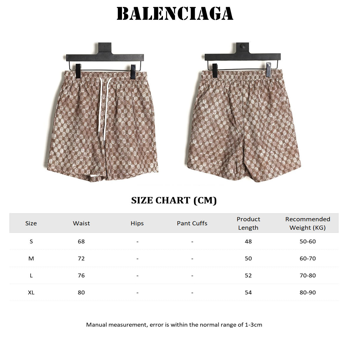 Ba*len*cia*ga 25ss shorts