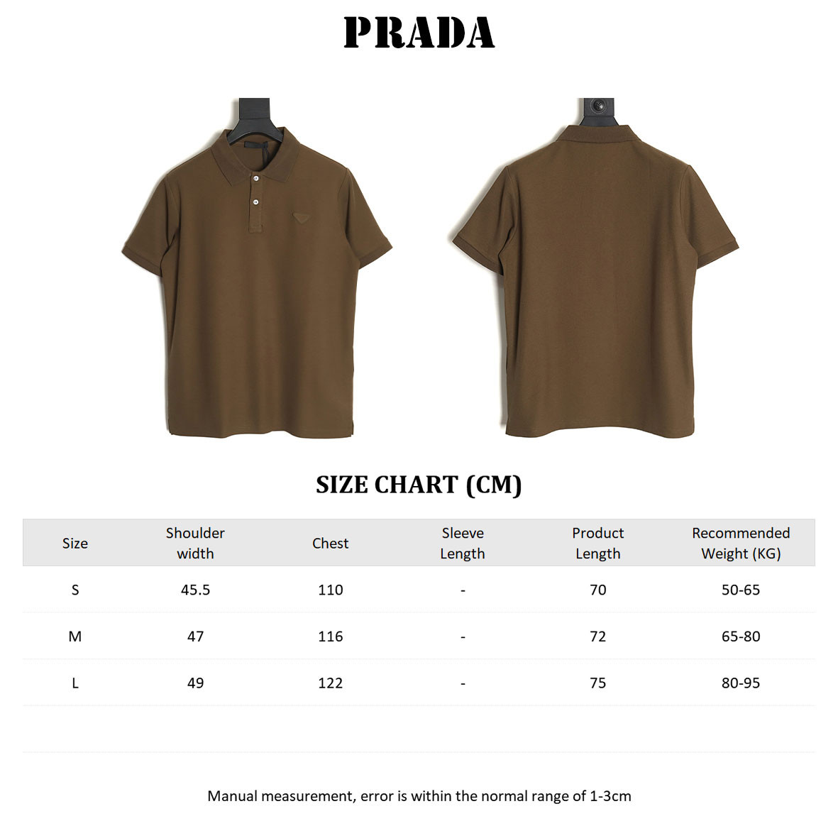 Pra*a prd short-sleeved polo shirt