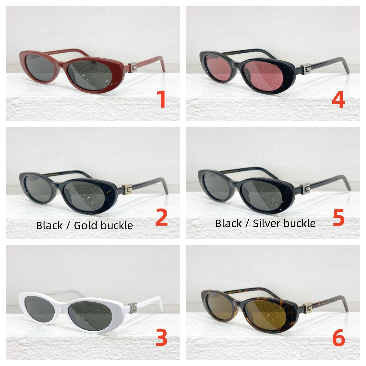 G*u*i glasses gg 1680s 52-17-140