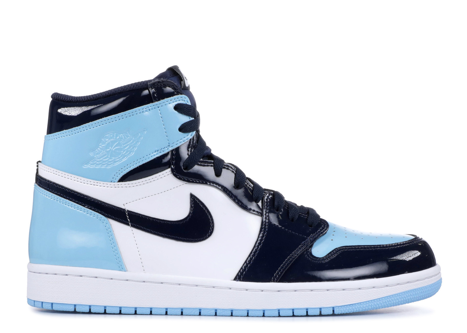 Air Jordan 1 Retro High UNC Patent Blue Chill
