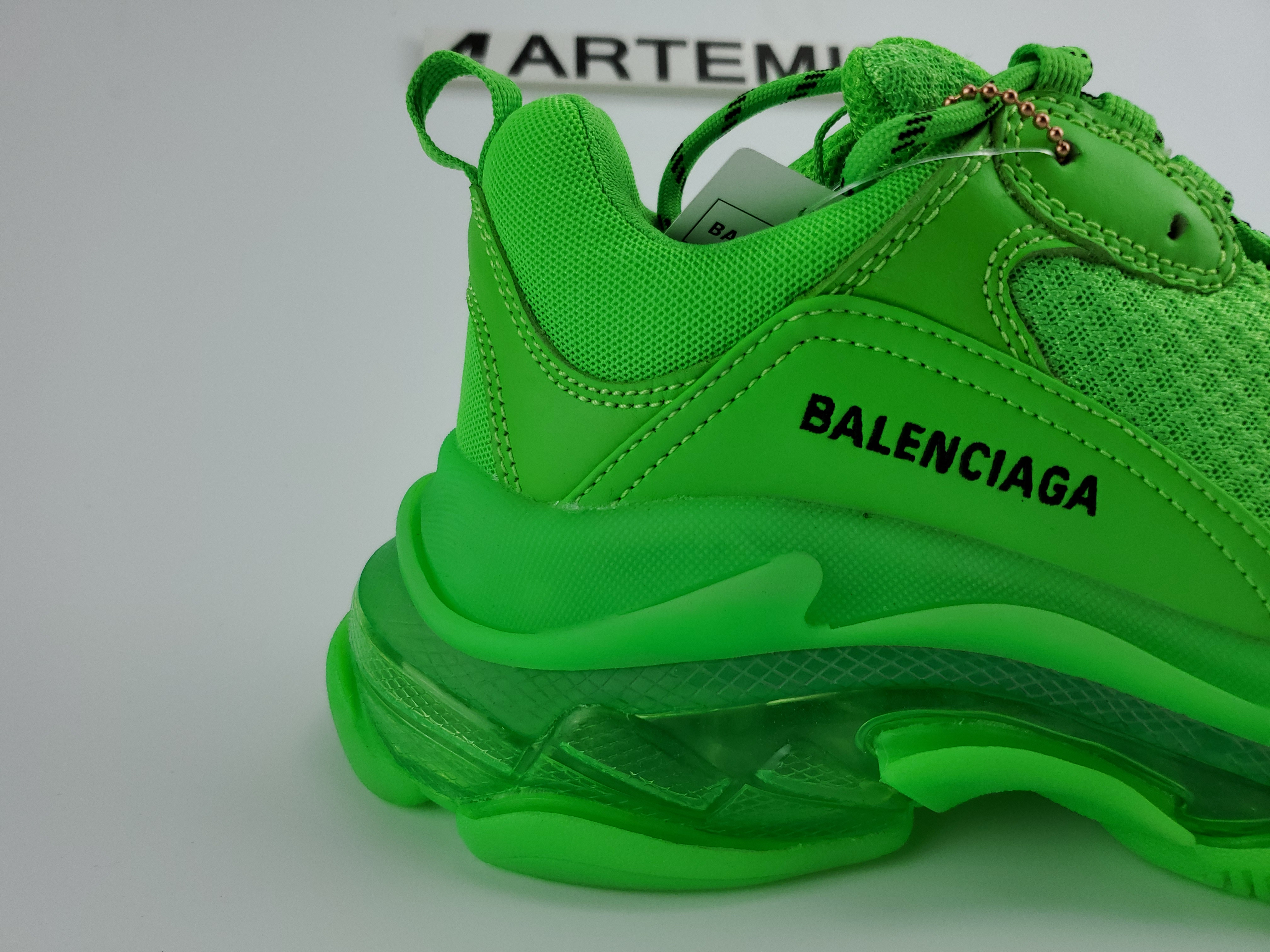 Balenciga Triple S Neon Green