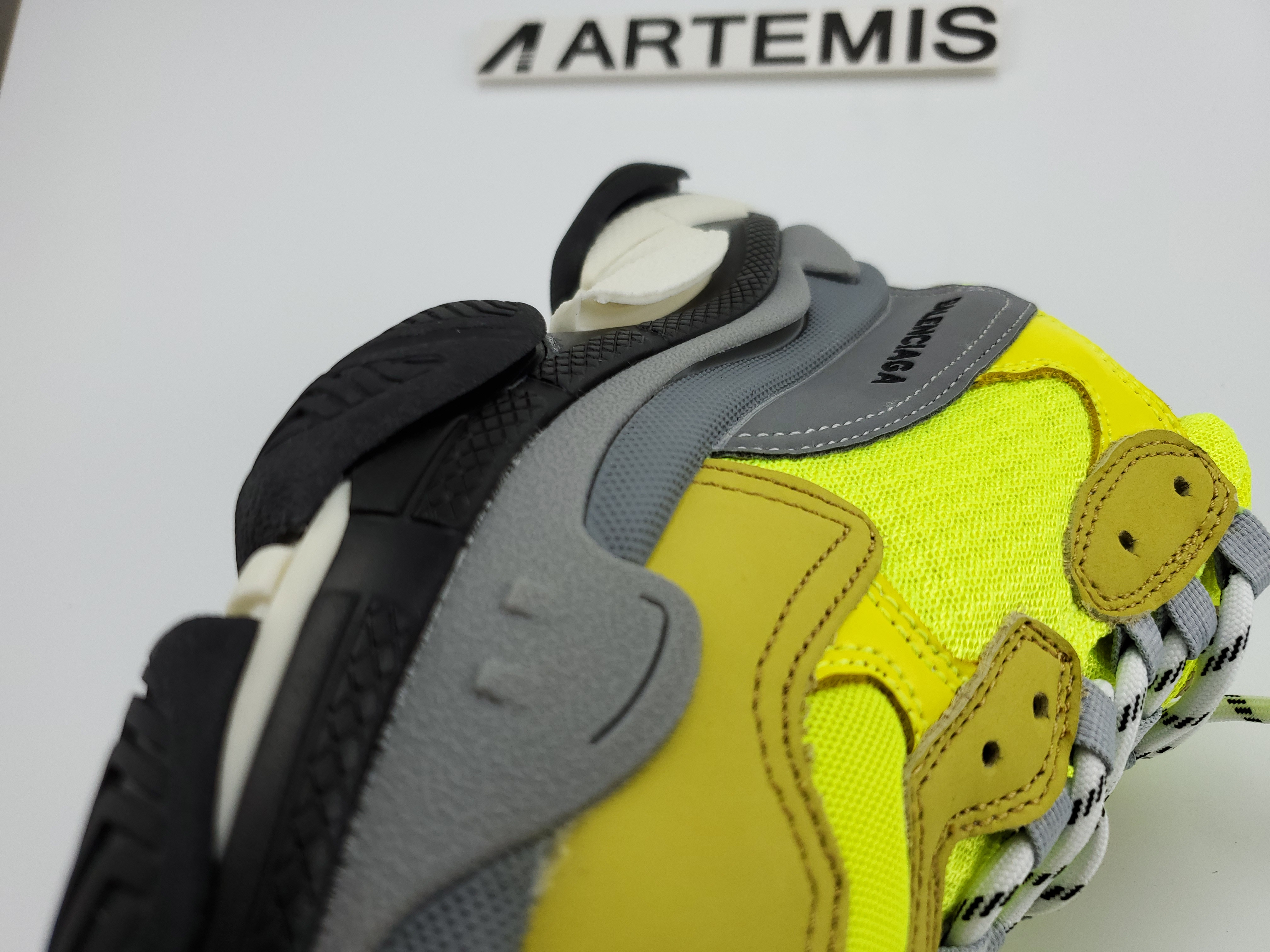 Balenciga Triple S Yellow Fluo