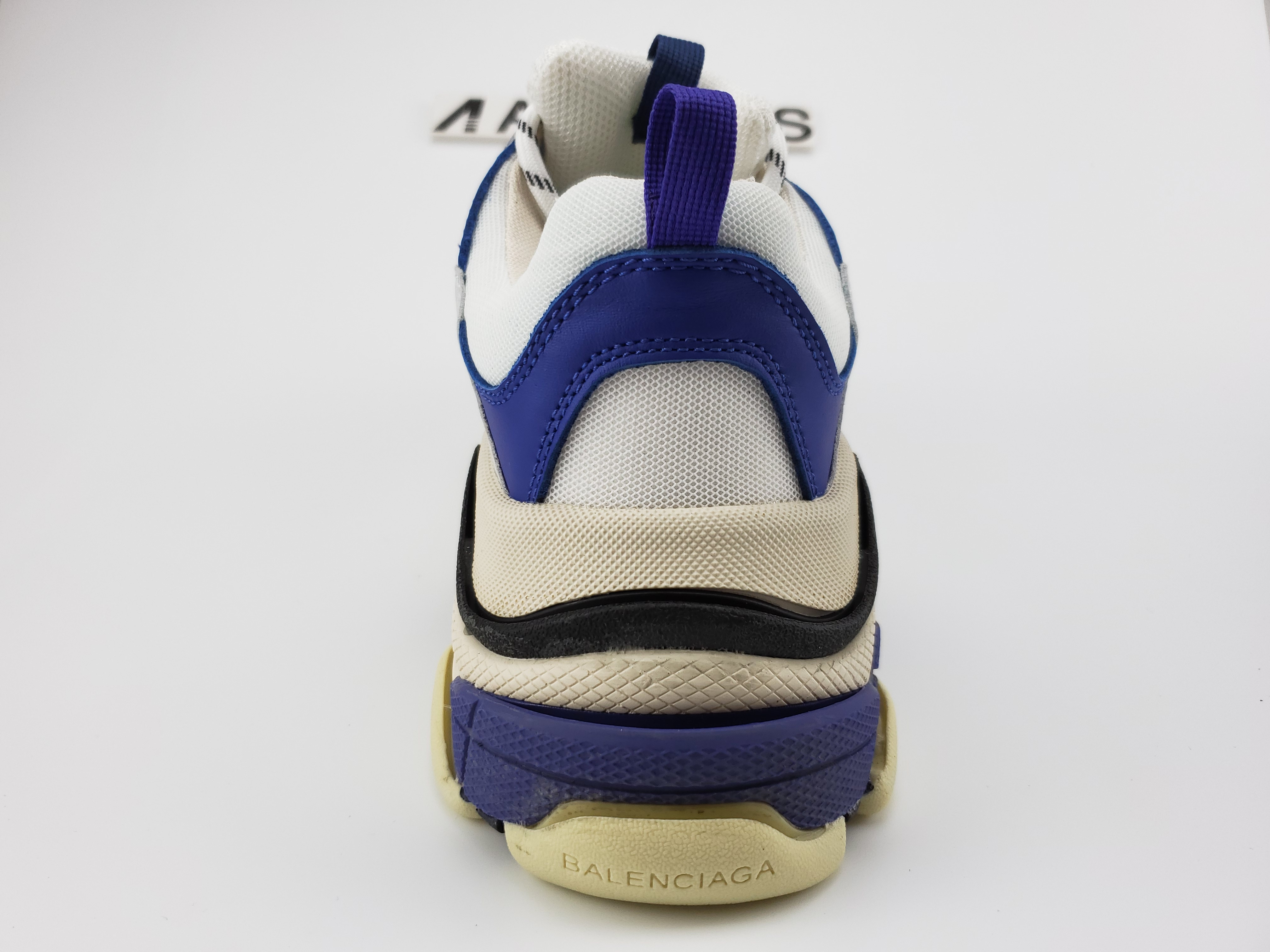 Balenciga Triple S Blanc/Bleu-Violet