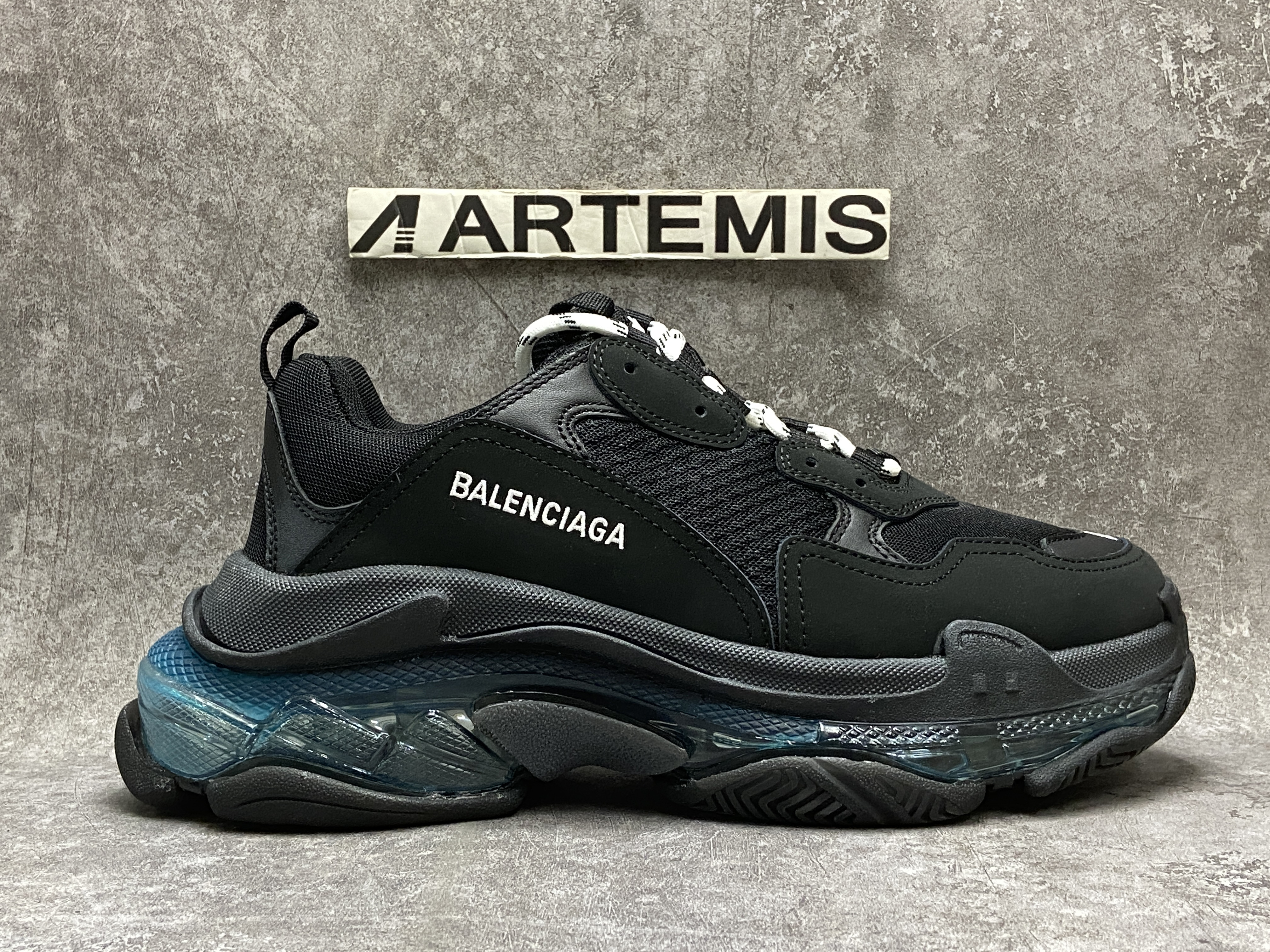 Balenciga Triple S Black Blue