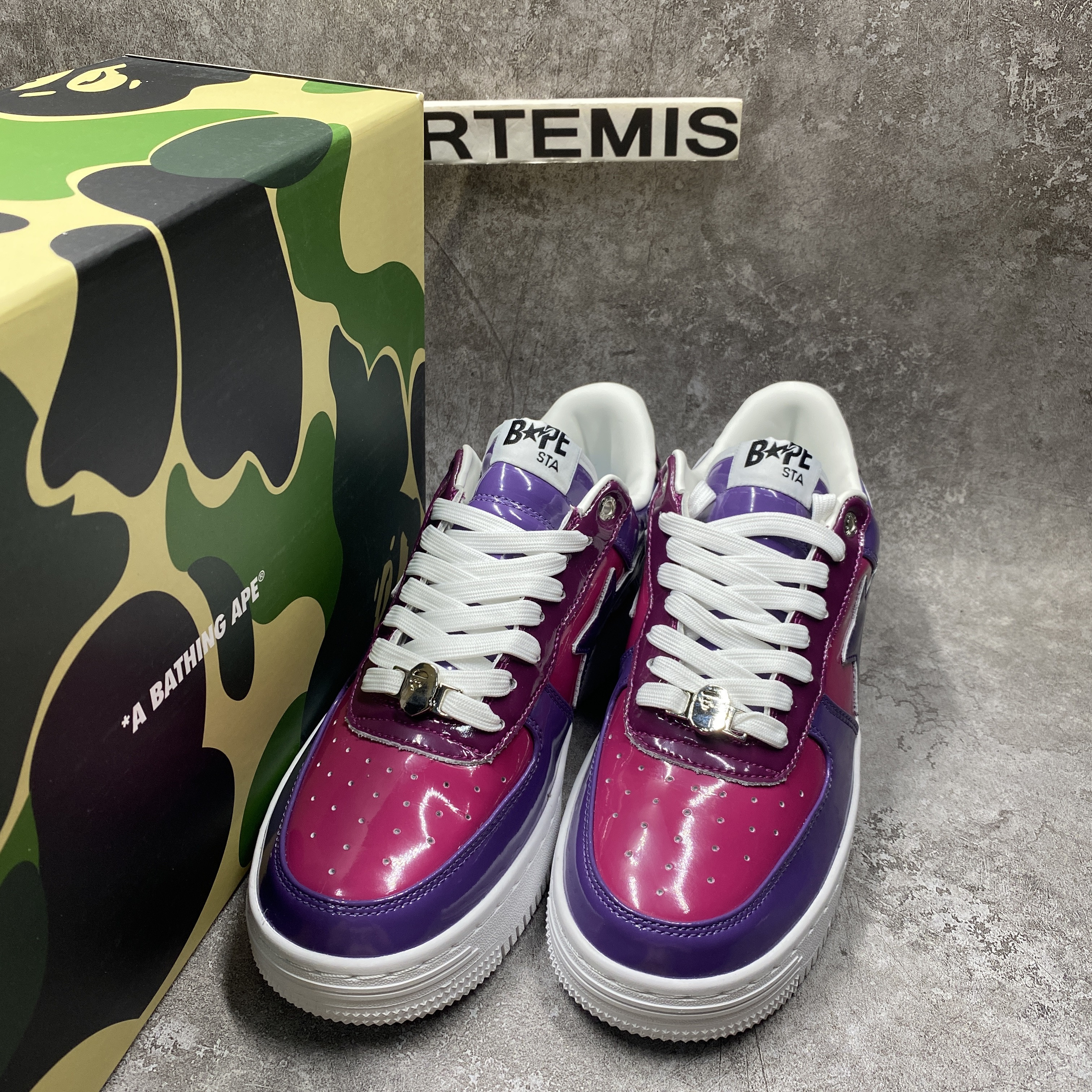 BP Sta Low Color Camo Combo Purple