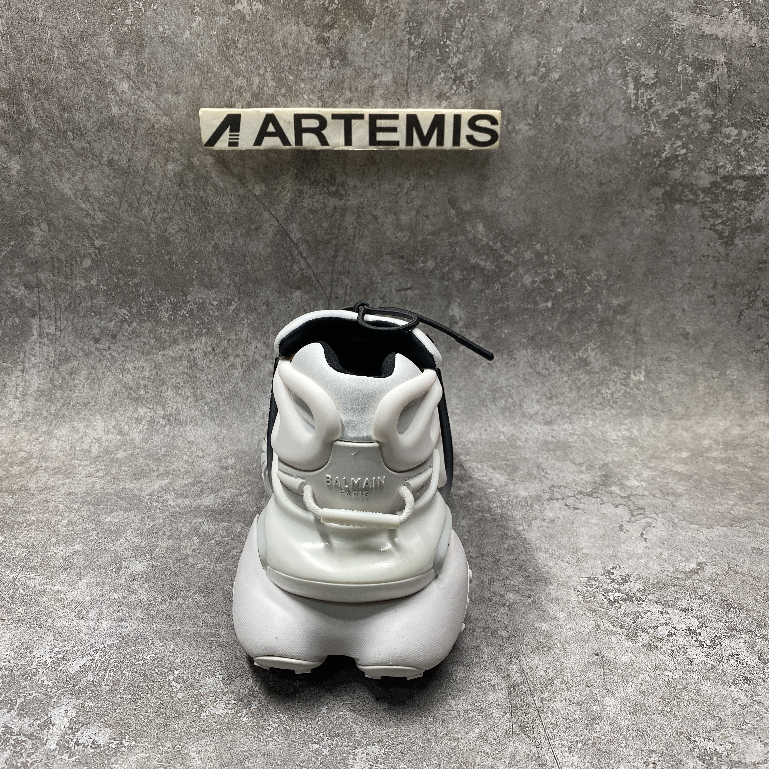 Balmain Unicorn Low White Black Gradient