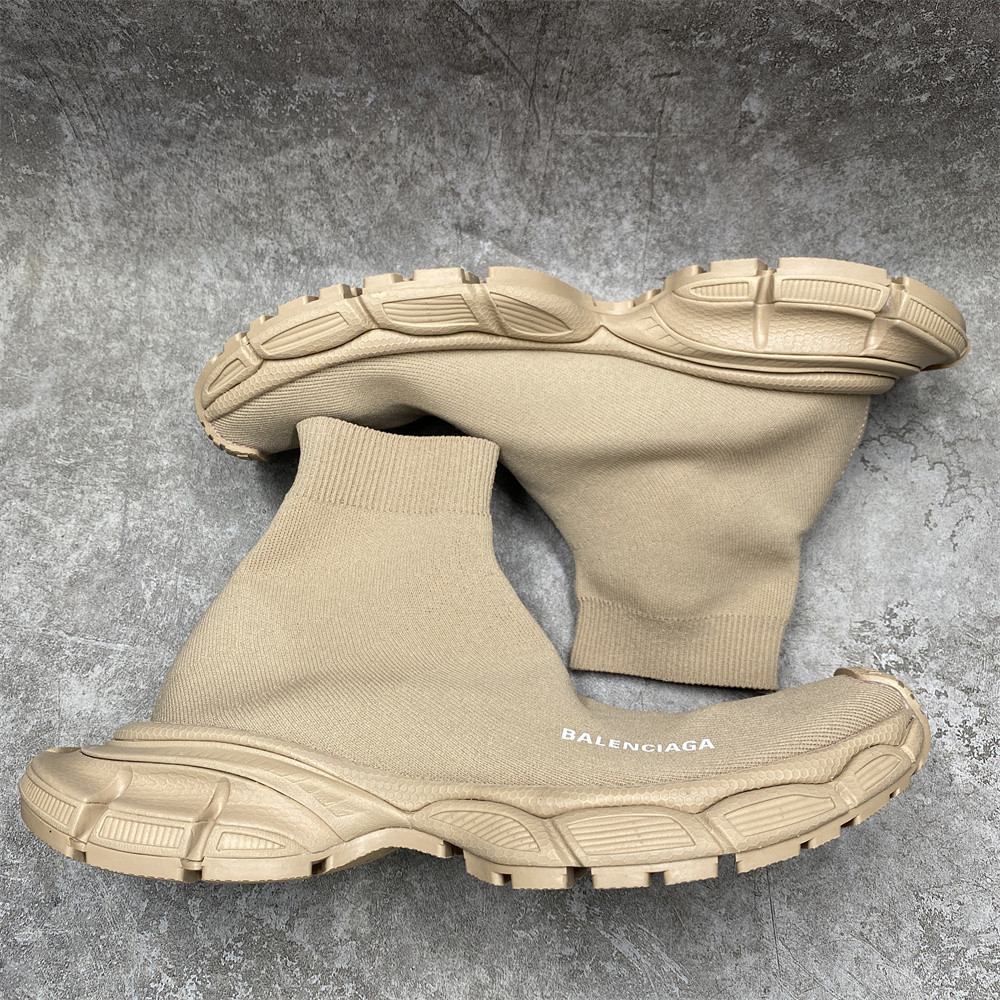 Balenciga 3XL Beige Sock Sneaker