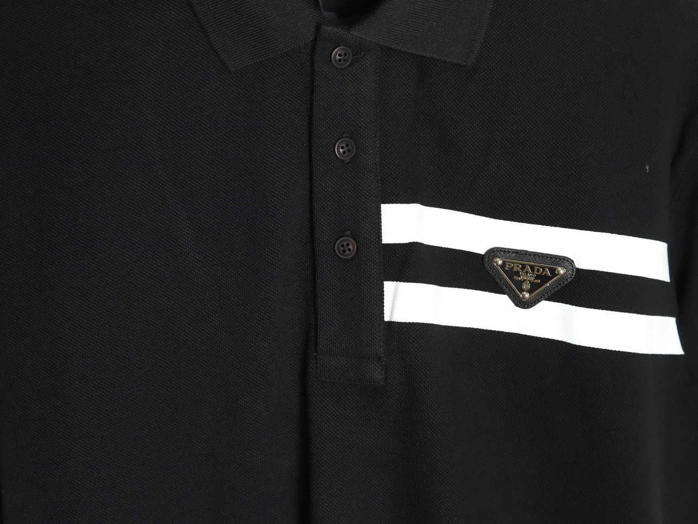 Pra*a short-sleeved polo shirt