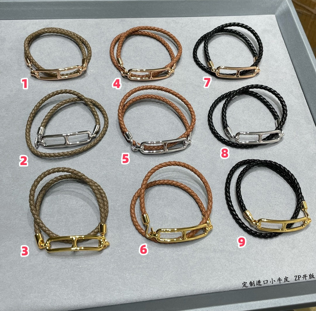 H**me5 h leather cord bracelet