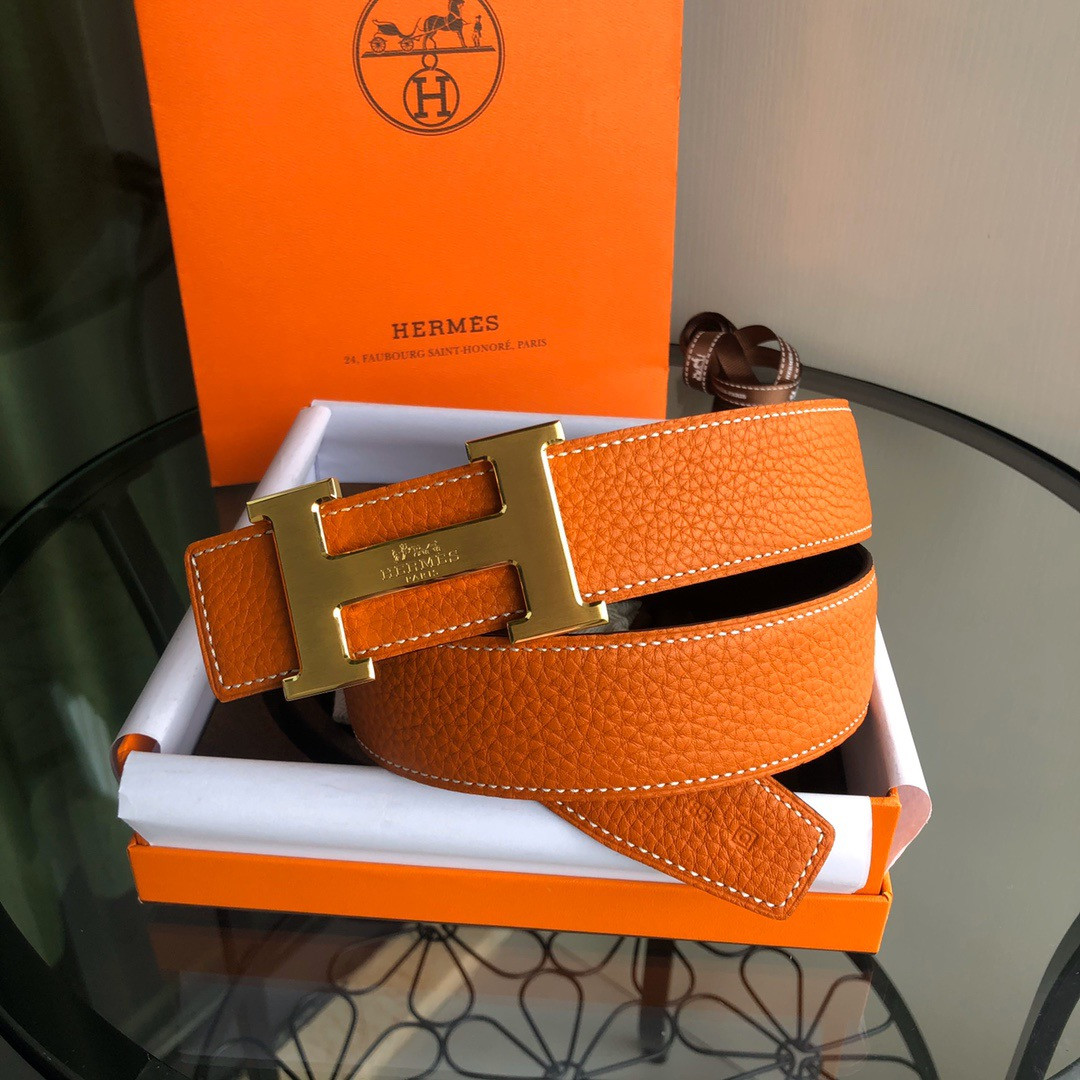 H**mes men belt