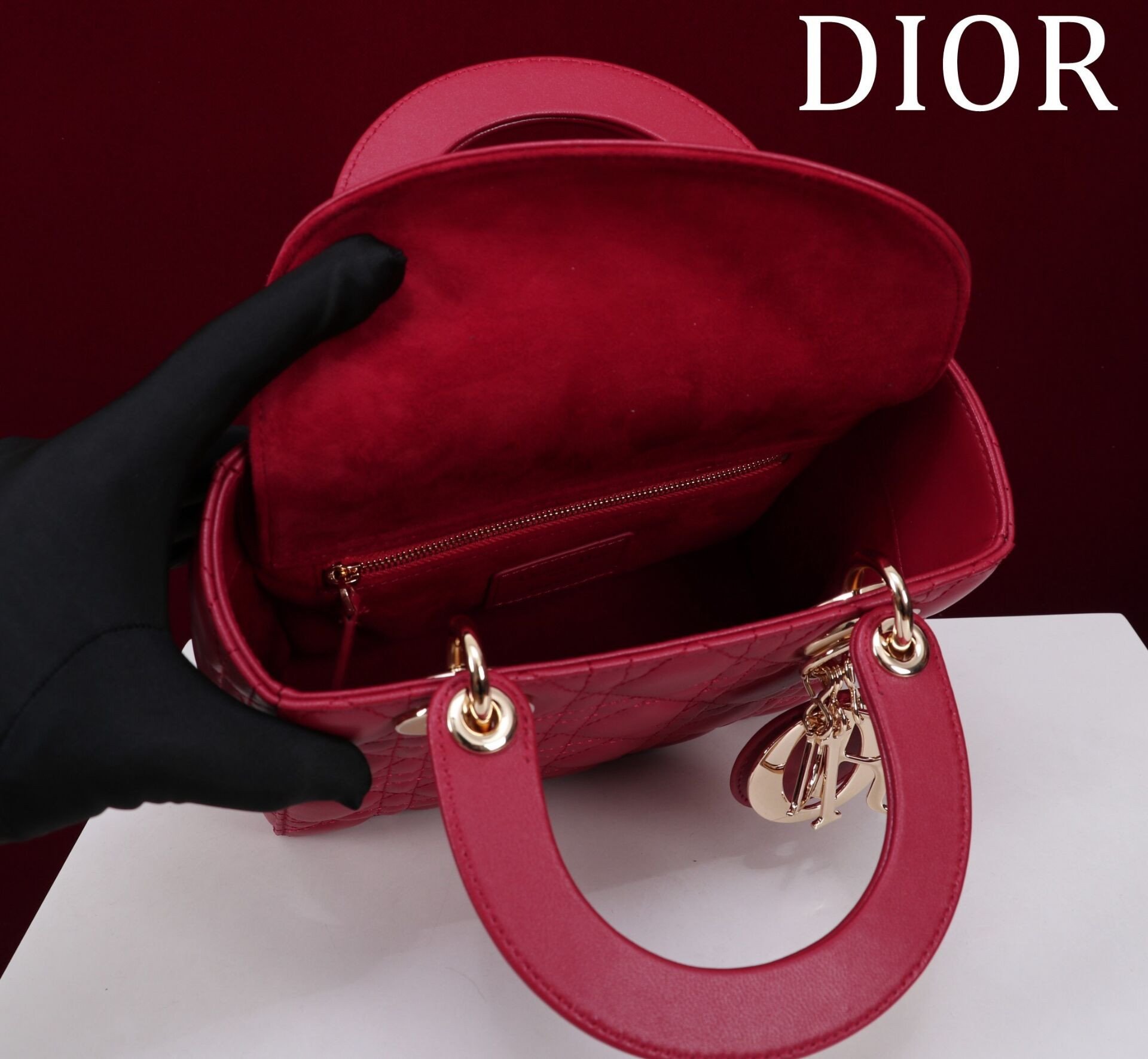 small lady D*or my abcD*or bag 20 x 17 x 8 cm