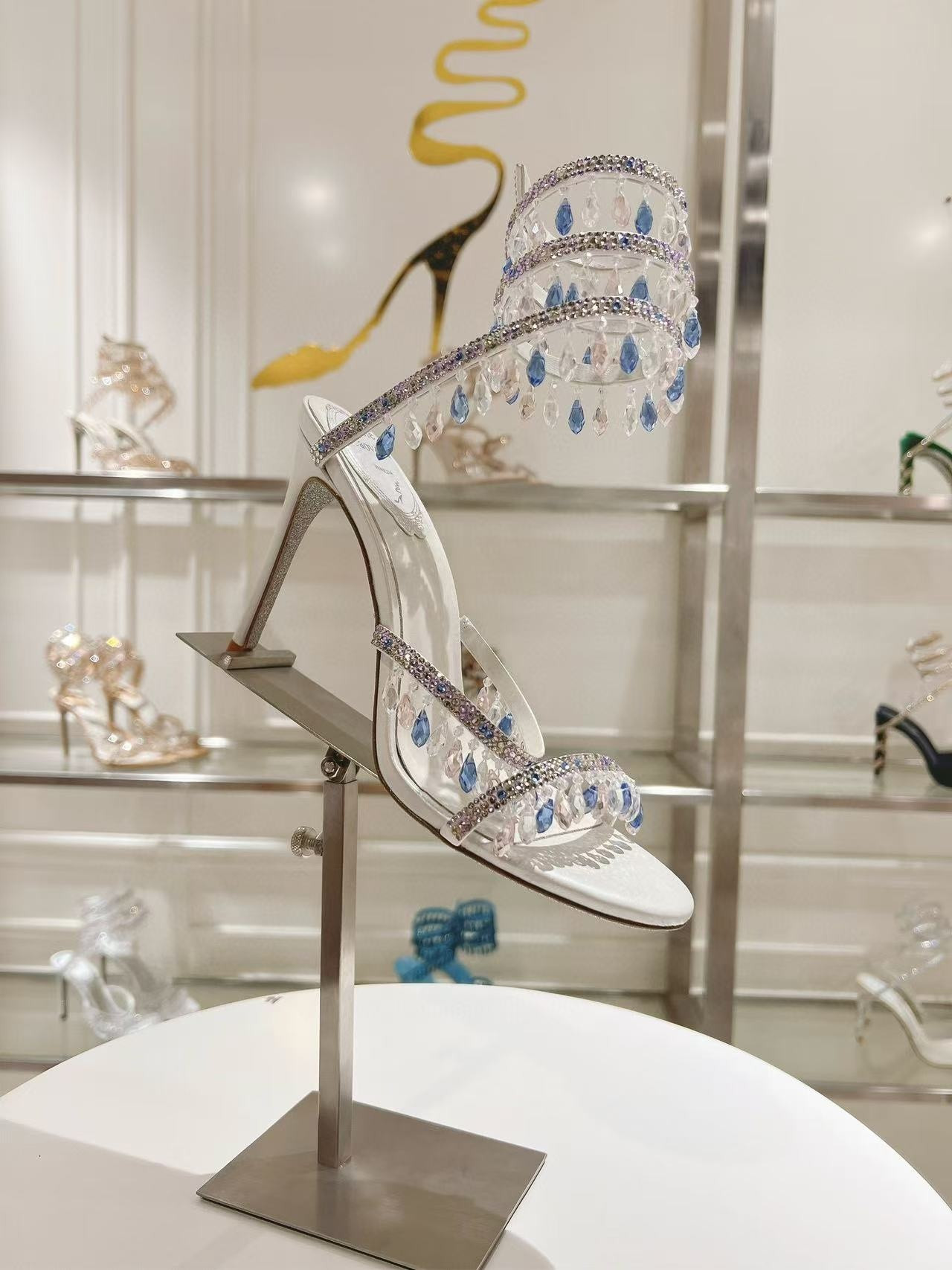 UA RENÉ CAOVILLA CHANDELIER SANDAL 95mm
