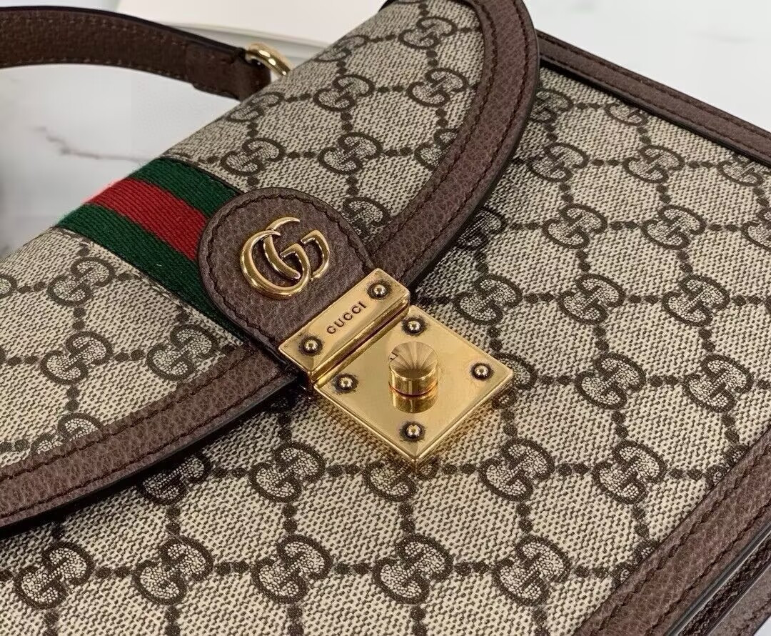 G*u*i ophidia top handle bag 25x17.5x7 cm