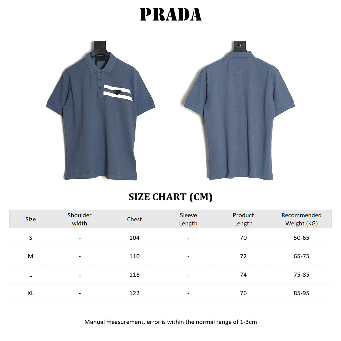 Pra*a short-sleeved polo shirt