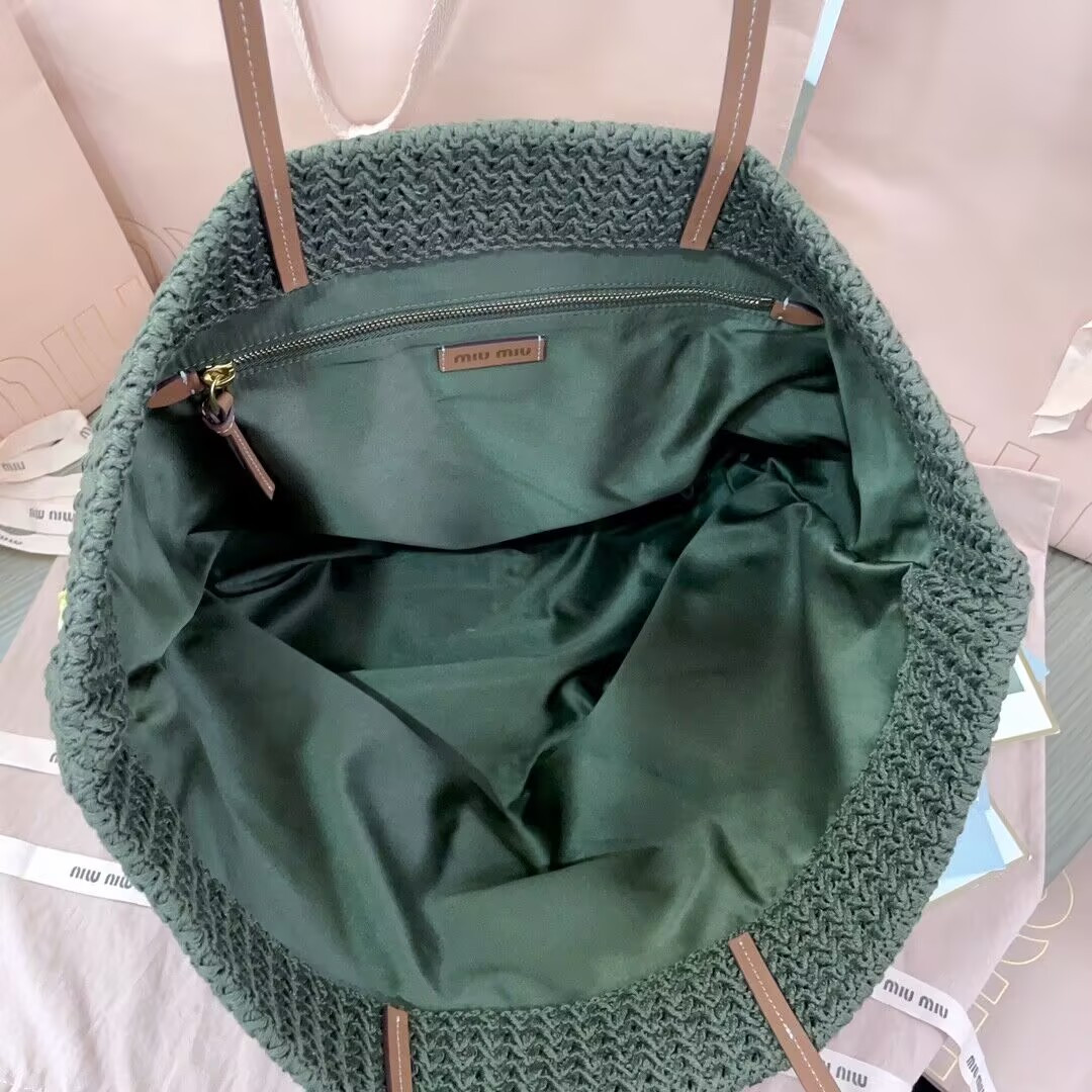 M1v M1v raffia-effect woven tote bag 40x34x16cm