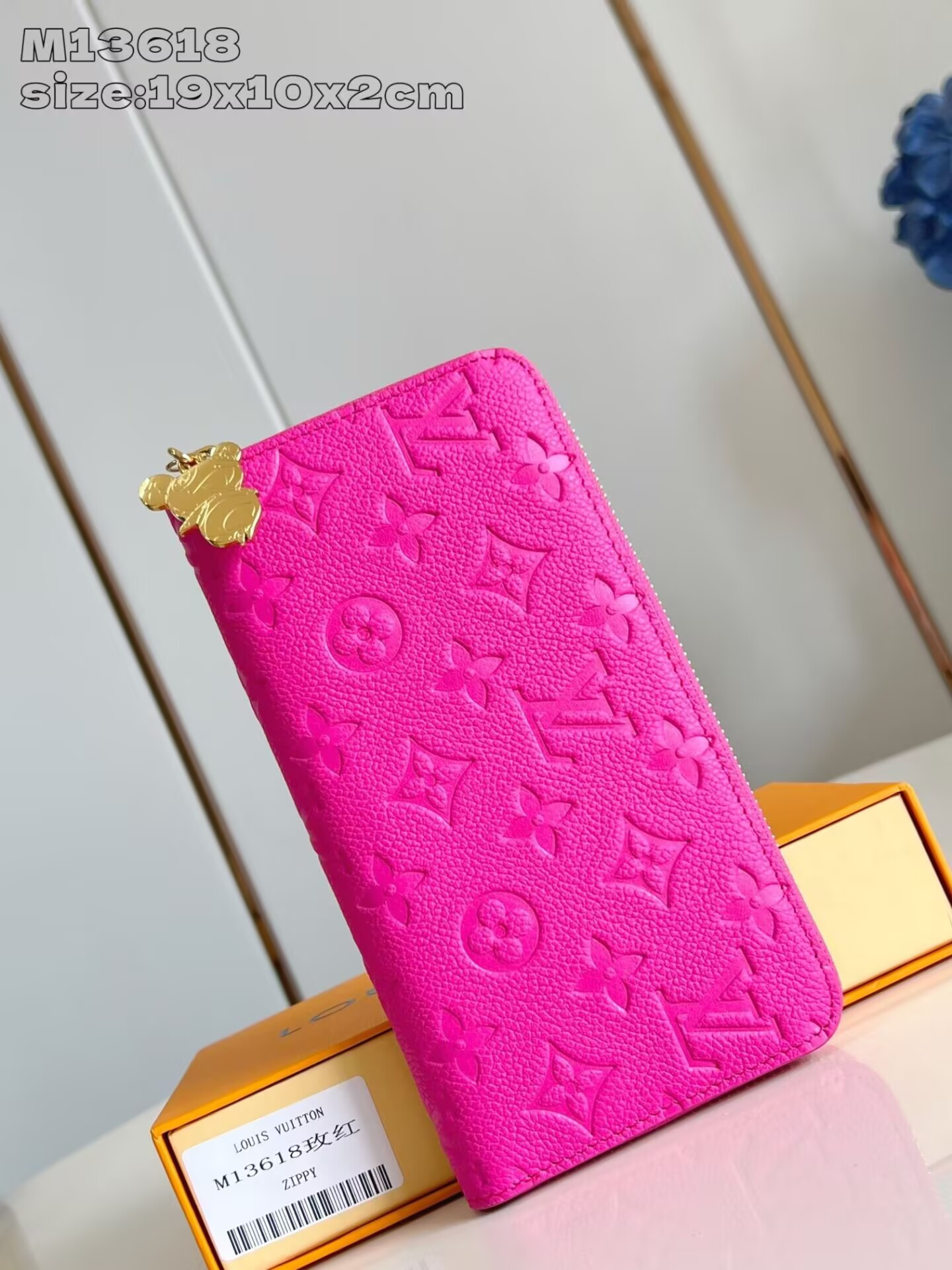 LV x TM Zippy Wallet M13618 19x10x2cm
