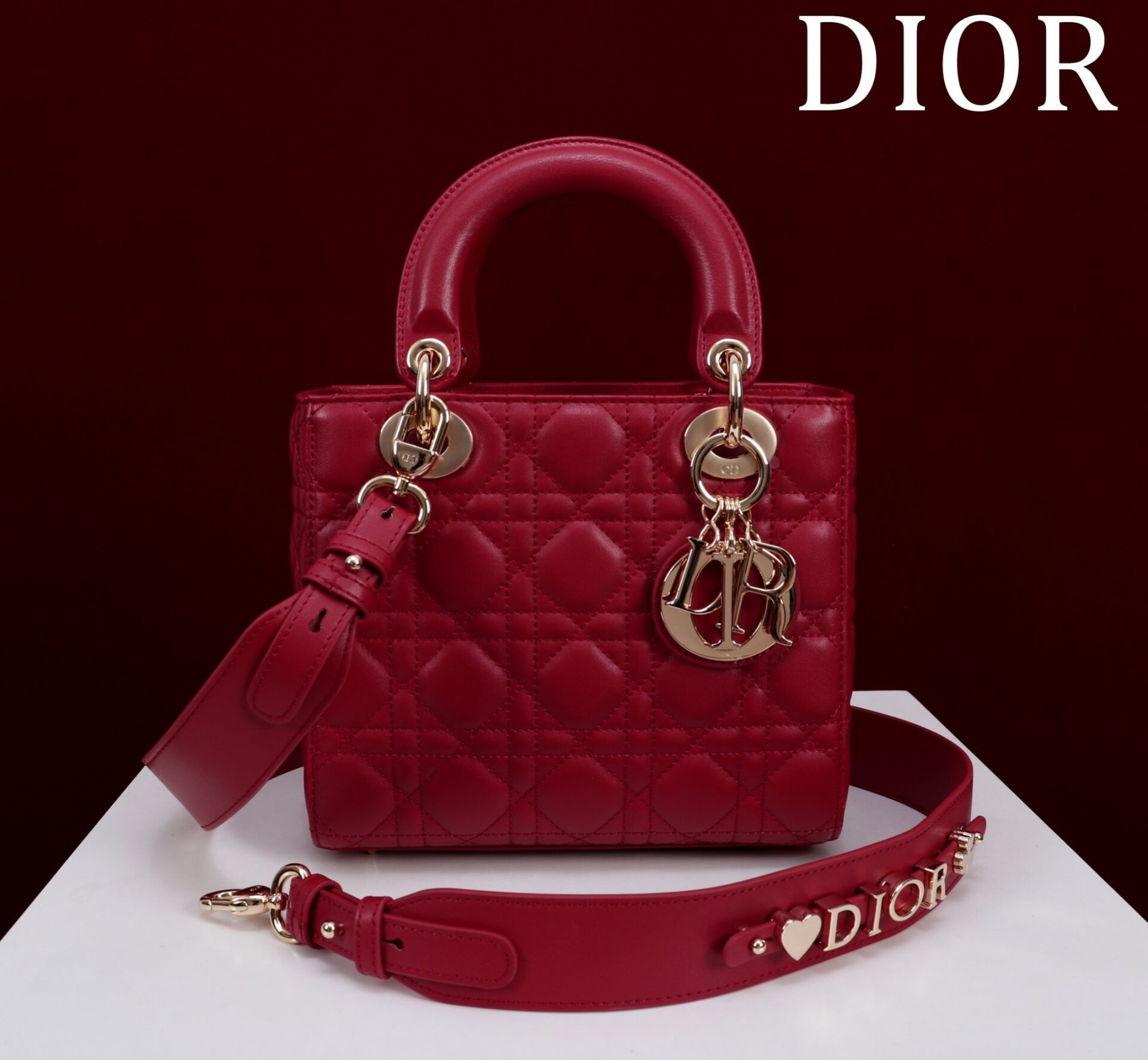 small lady D*or my abcD*or bag 20 x 17 x 8 cm