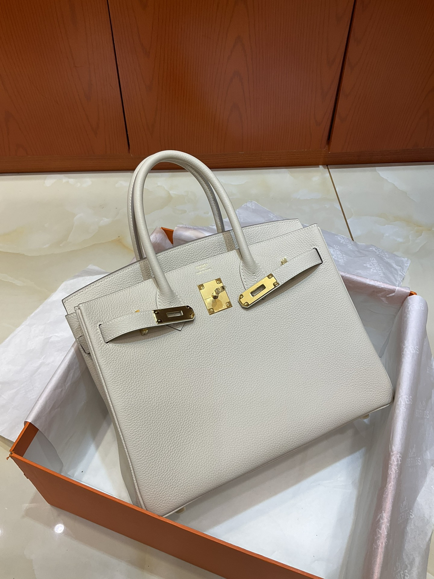 H**mes BIRKIN Gold 25 30 35