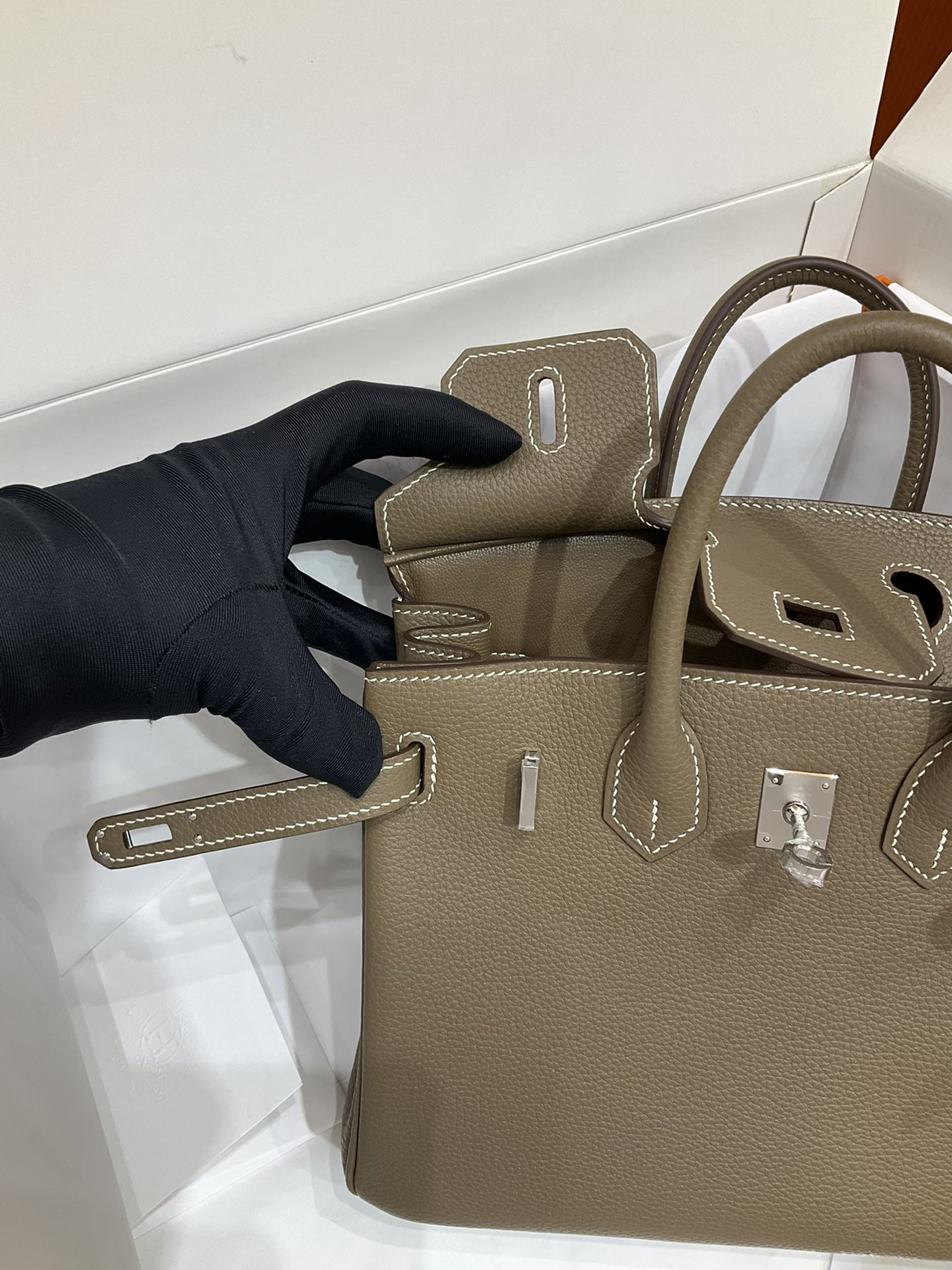 H**mes BIRKIN Silver 25 30 35