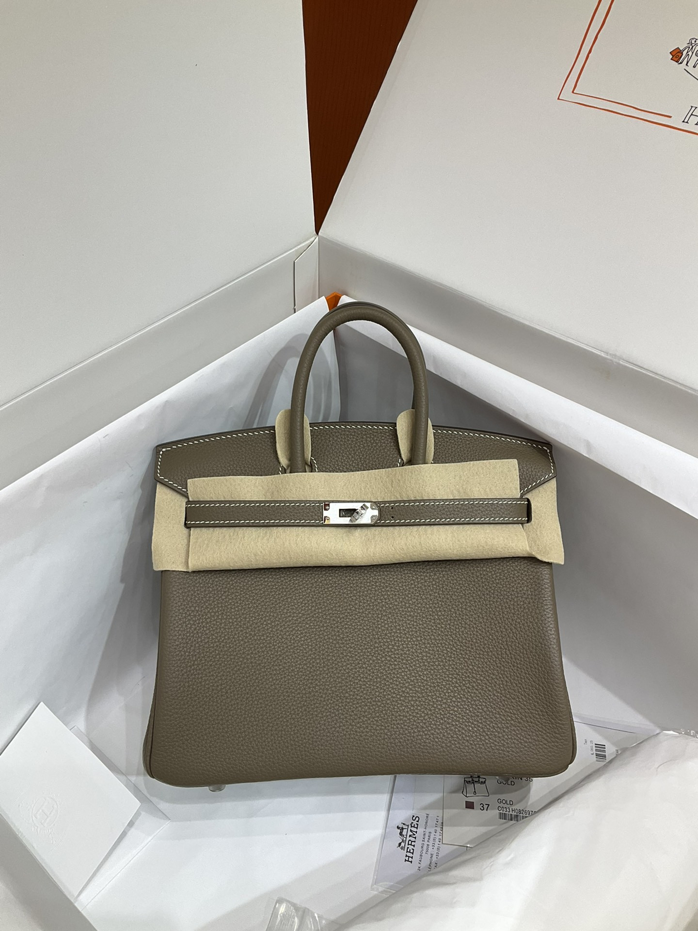 H**mes BIRKIN Silver 25 30 35