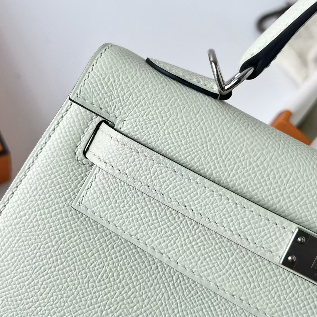 H**mes Kelly Silver-tone Hardware 25