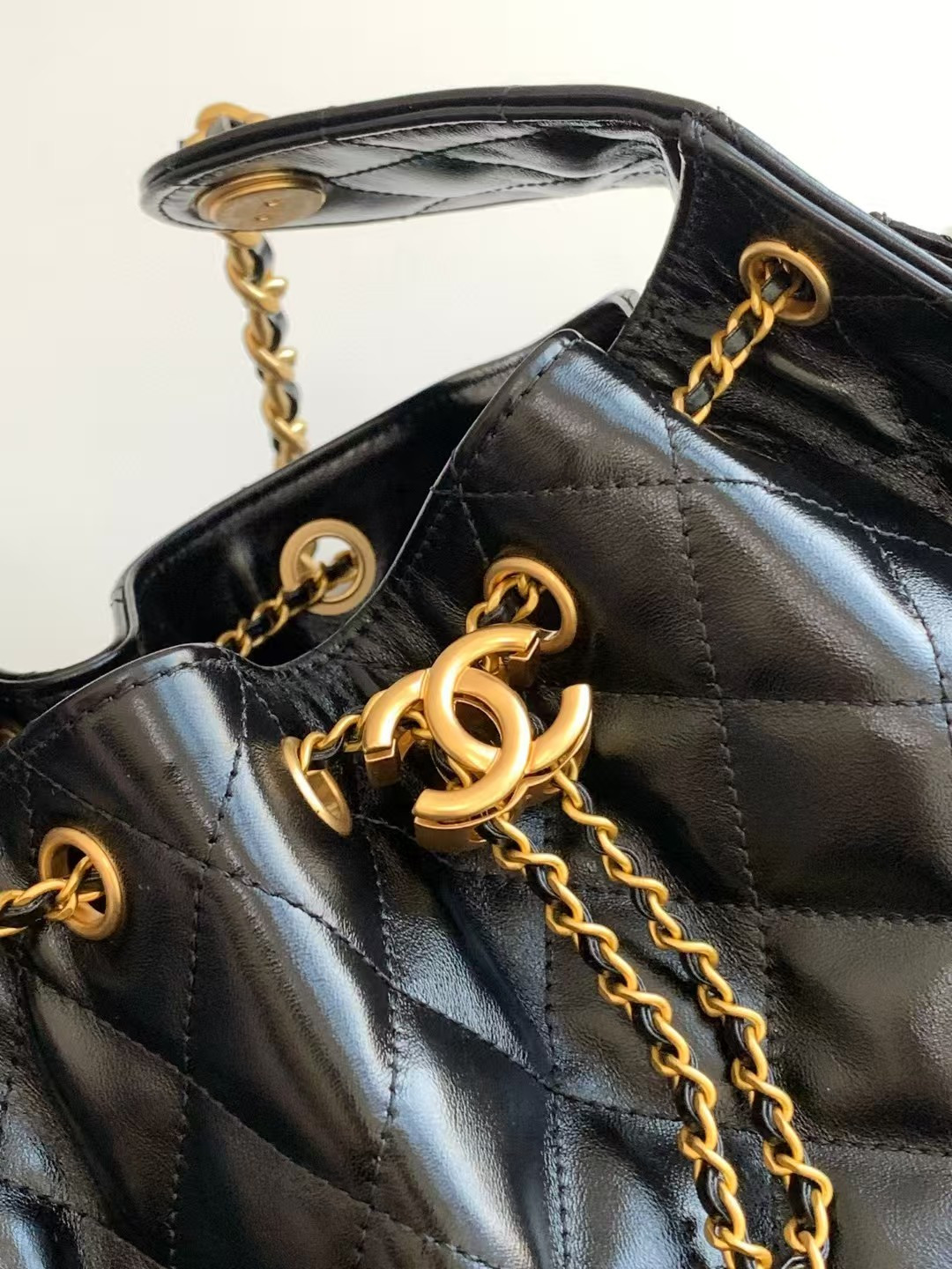 Ch*el 25c bucket bag 30x26x14cm