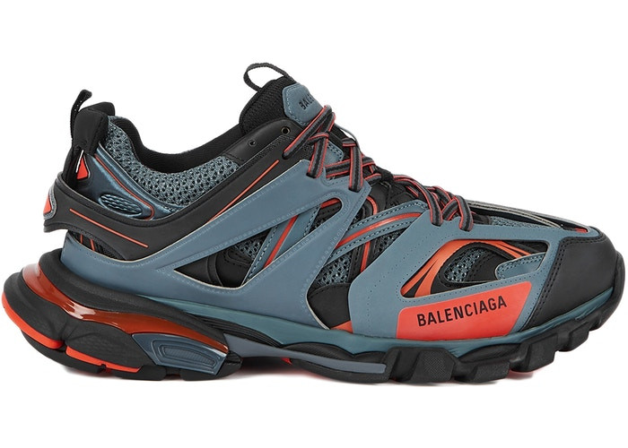 Balenciga Track Dark Grey Orange