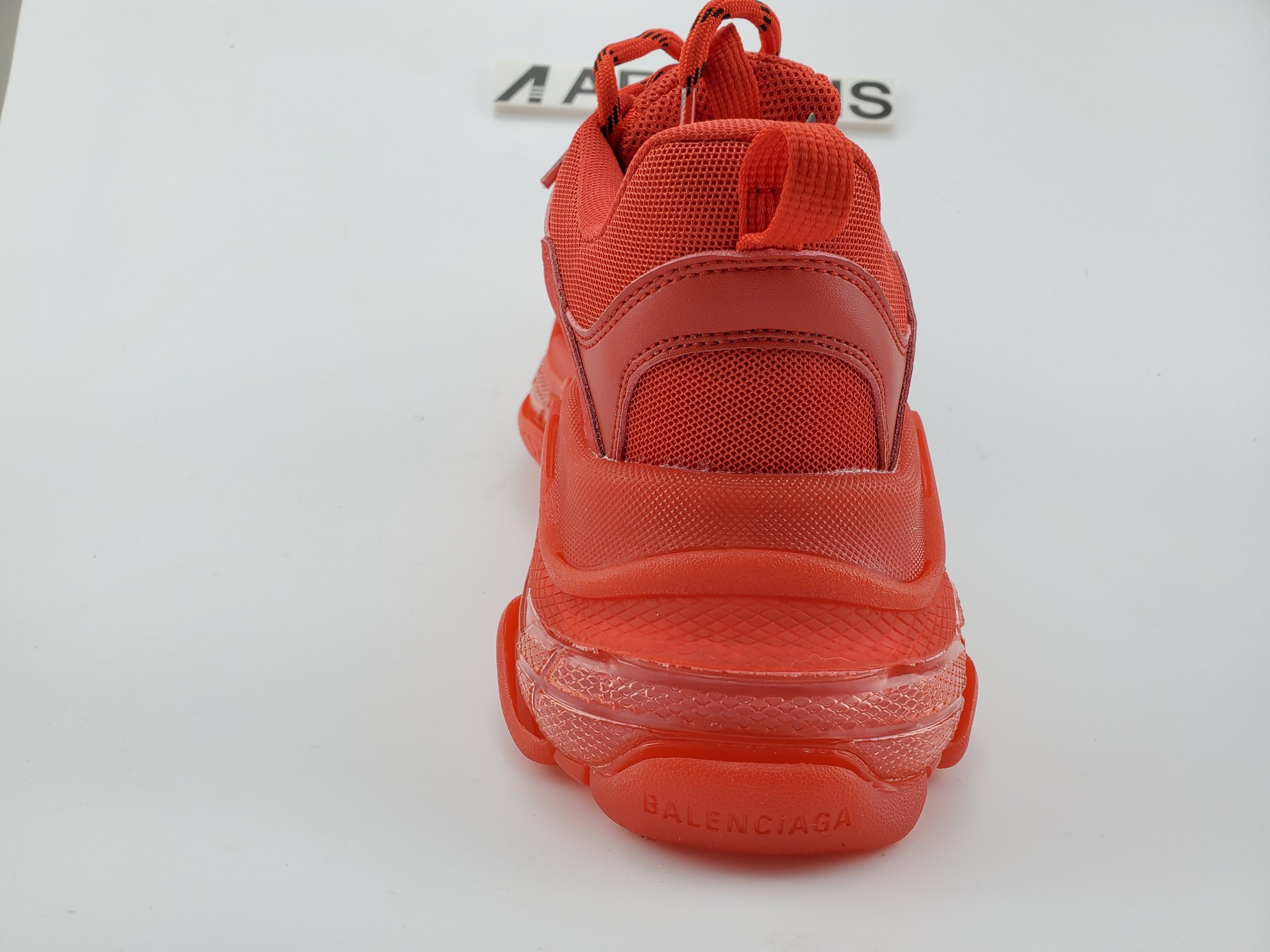 Balenciga Triple S Red Clear Sole