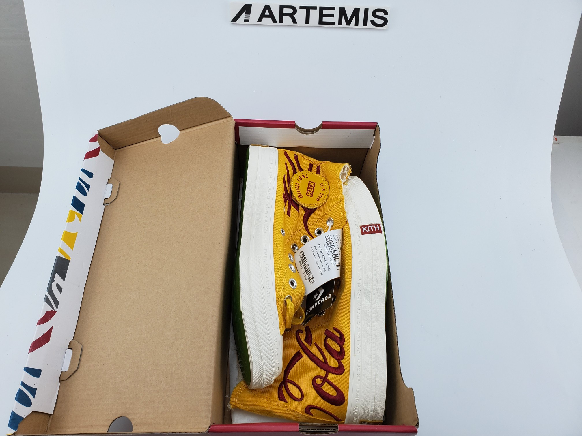 Converse Chuck Taylor All-Star 70s Hi Kith x Coca Cola Yellow