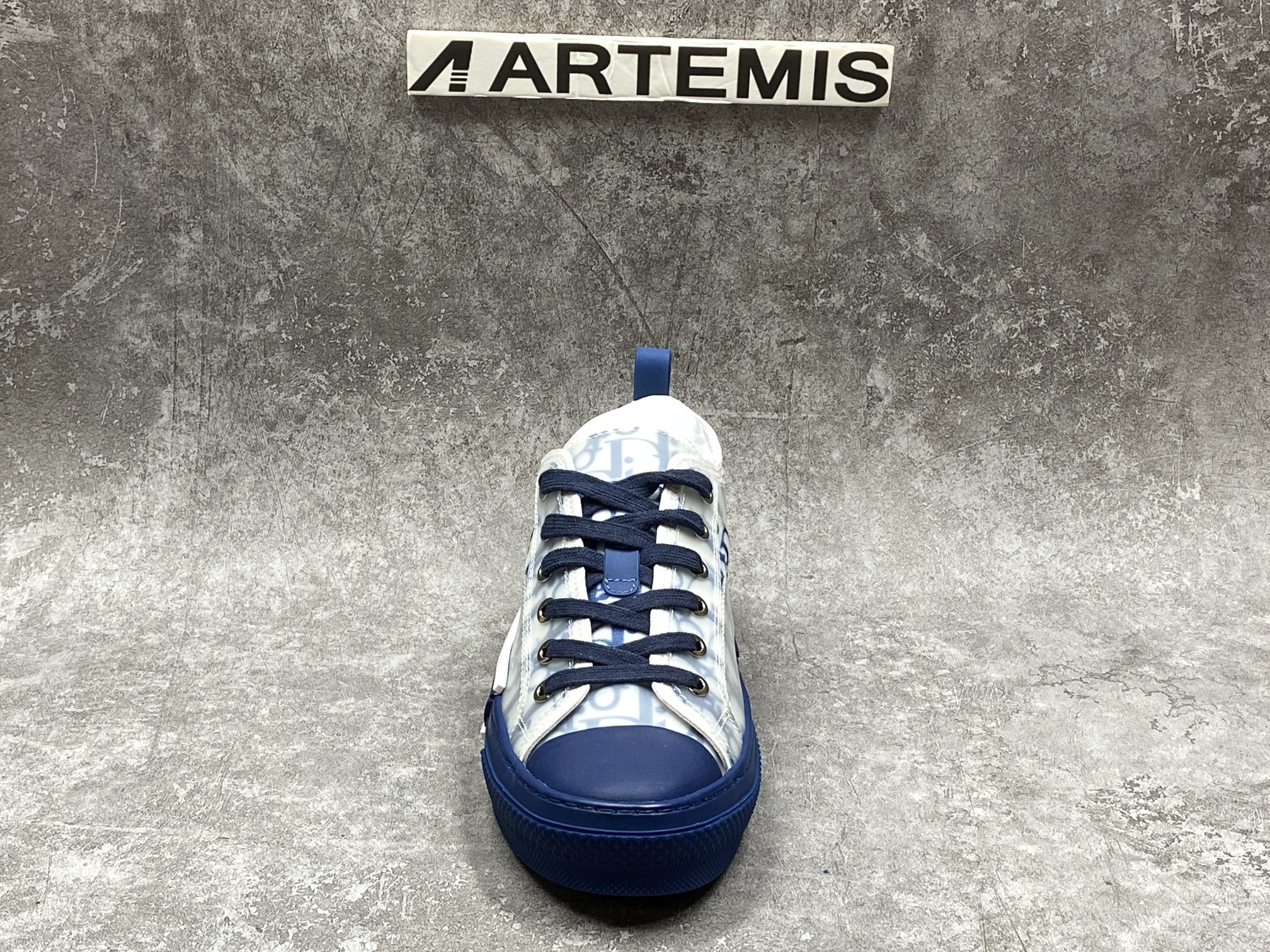 D*or b23 low top blue oblique