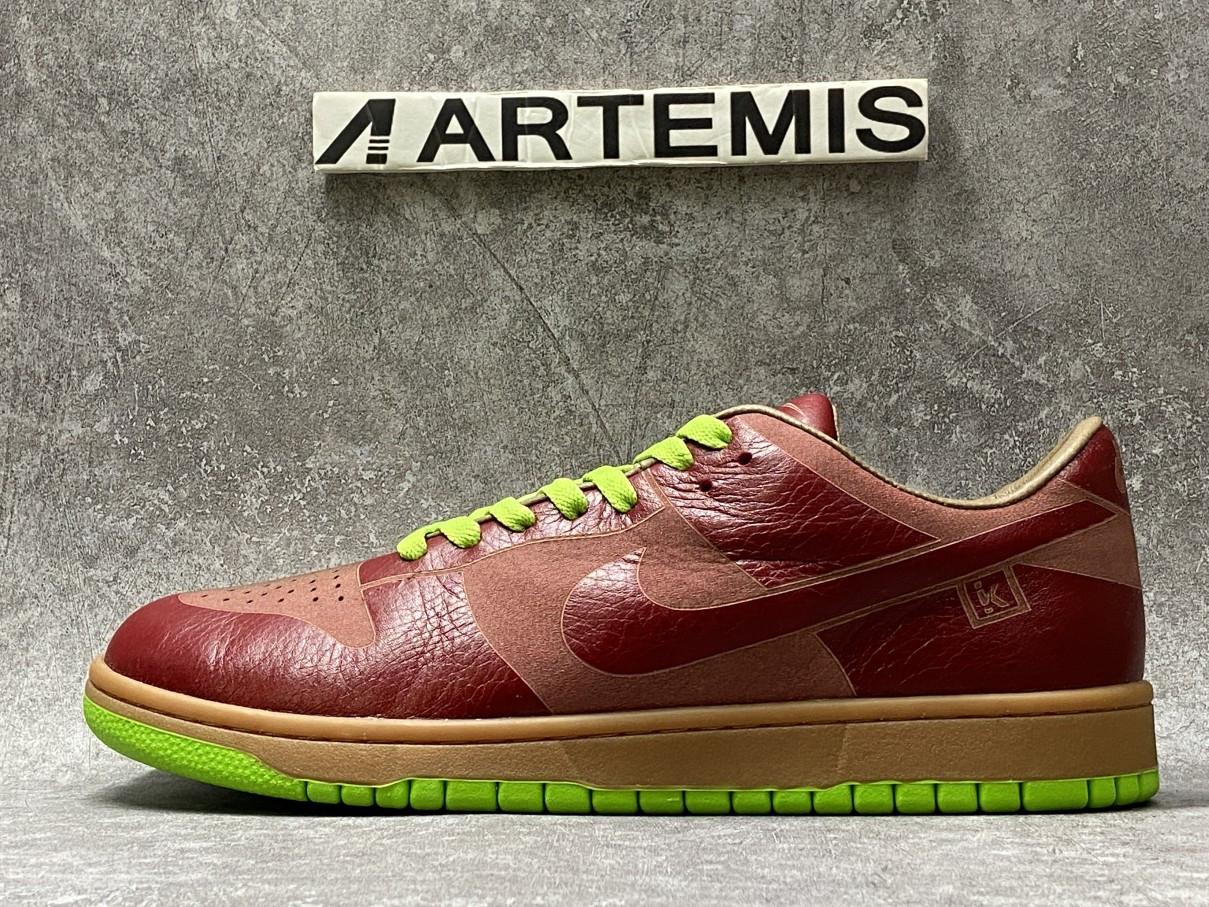 Nike Dunk Low 1-Piece Laser Varsity Red Chartreuse