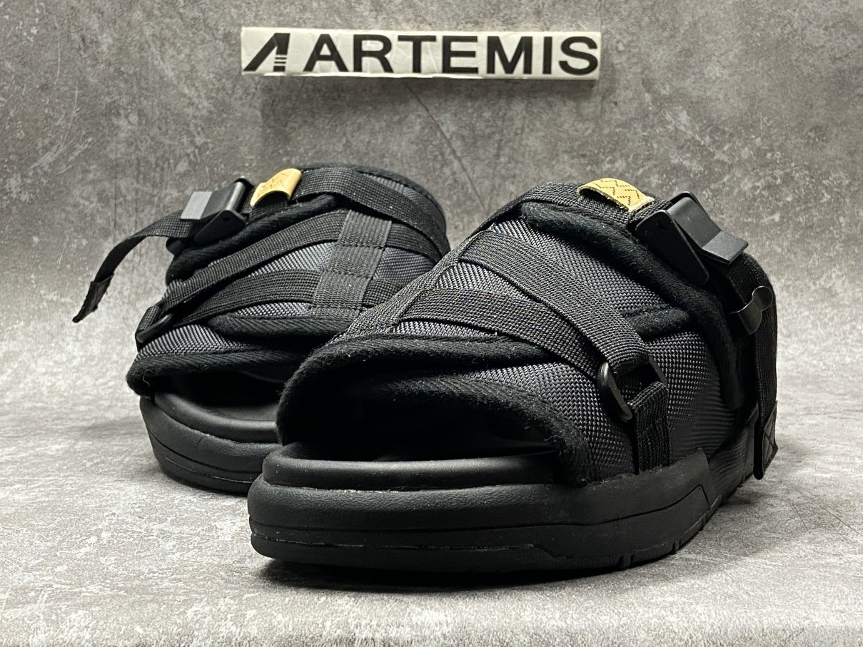 Visvim Christo Black Slipper Sandal