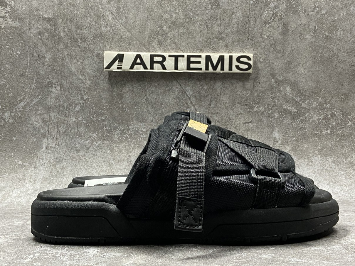 Visvim Christo Black Slipper Sandal