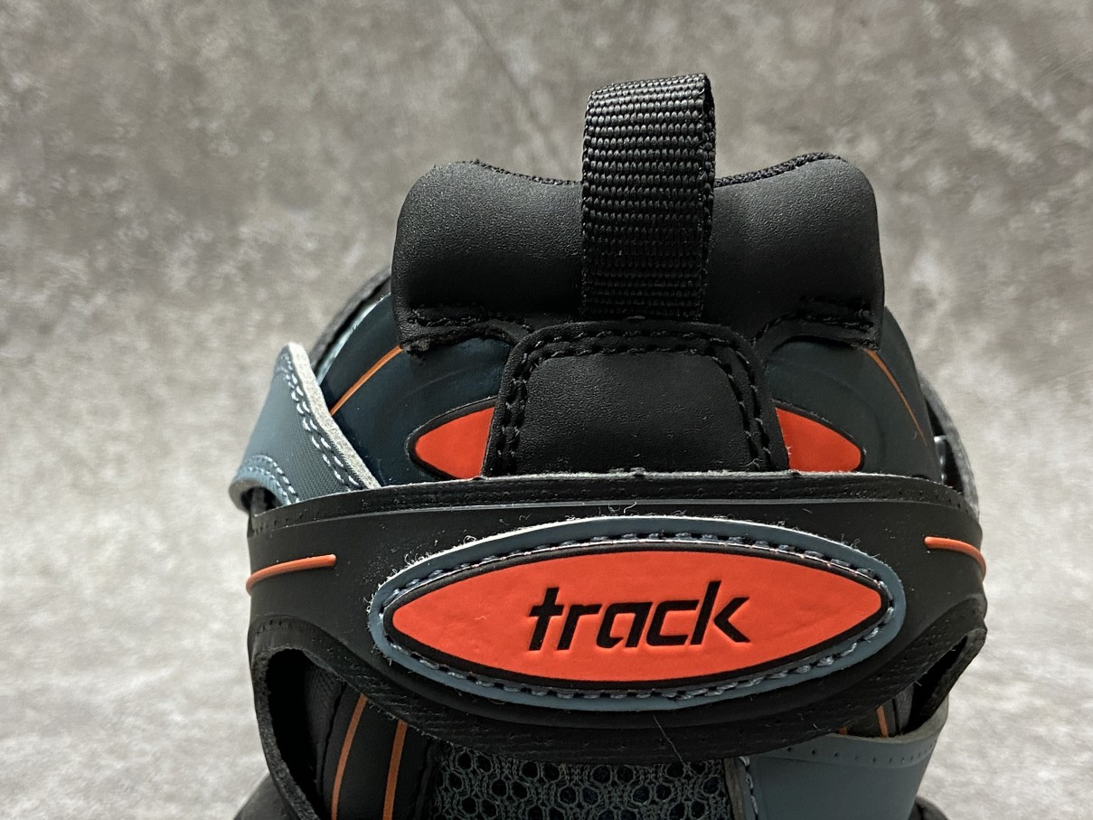 Balenciga Track Dark Grey Orange