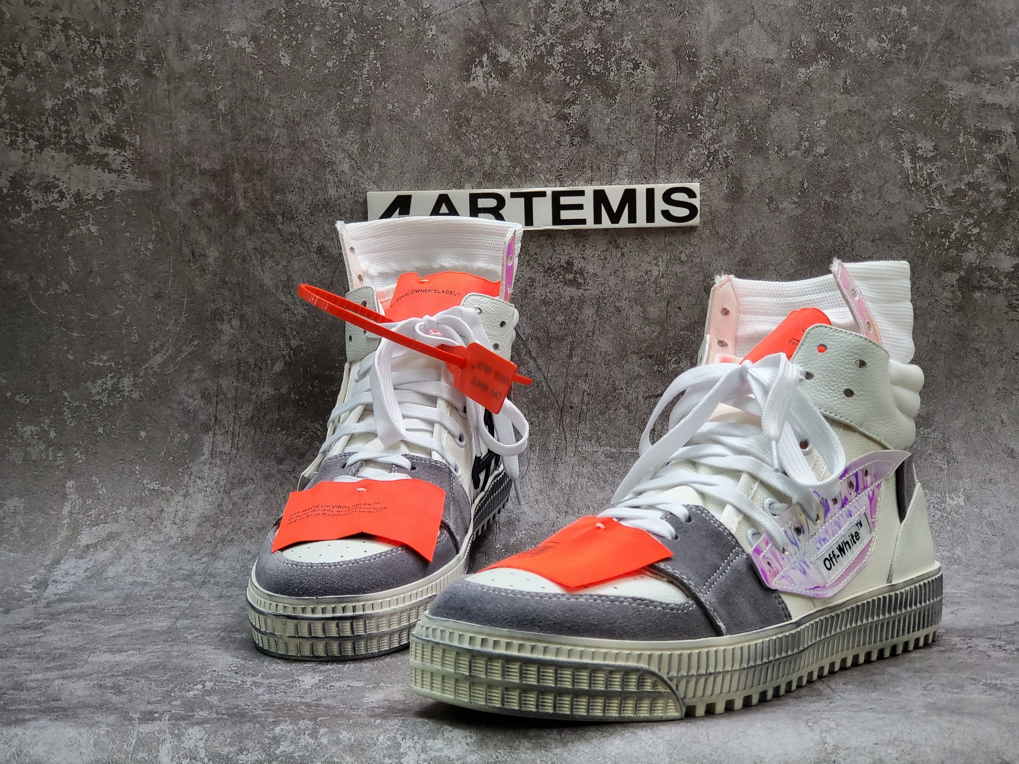 OFF-WHITE Off-Court 3.0 High White Grey