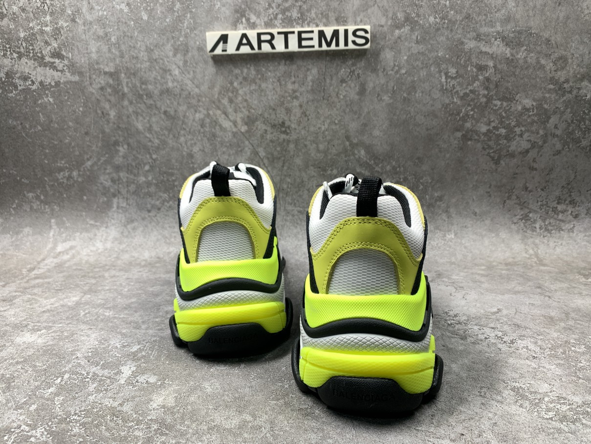 Balenciga Triple S Black Yellow