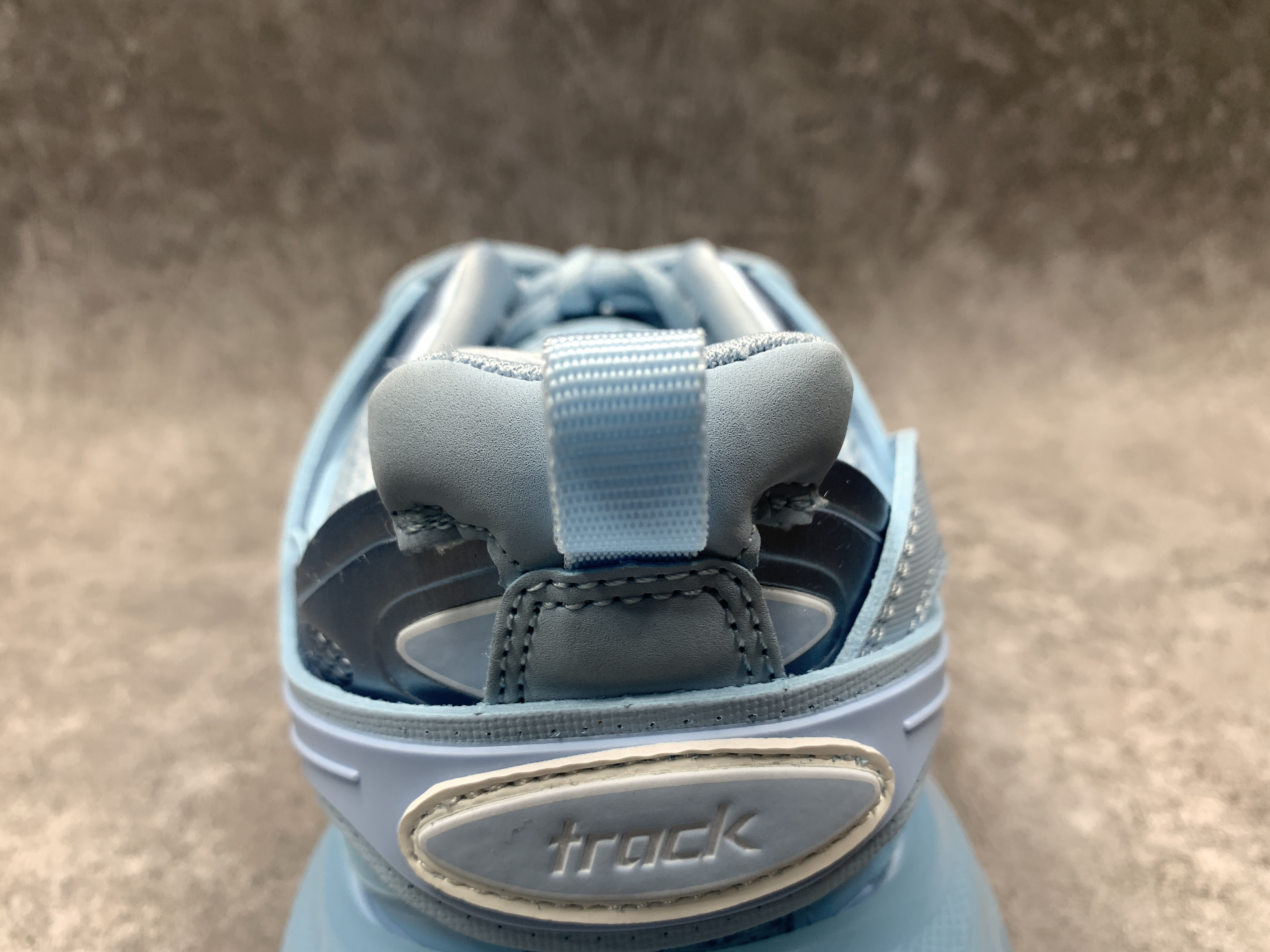 Balenciga Track Sneaker Clear Sole Light Blue