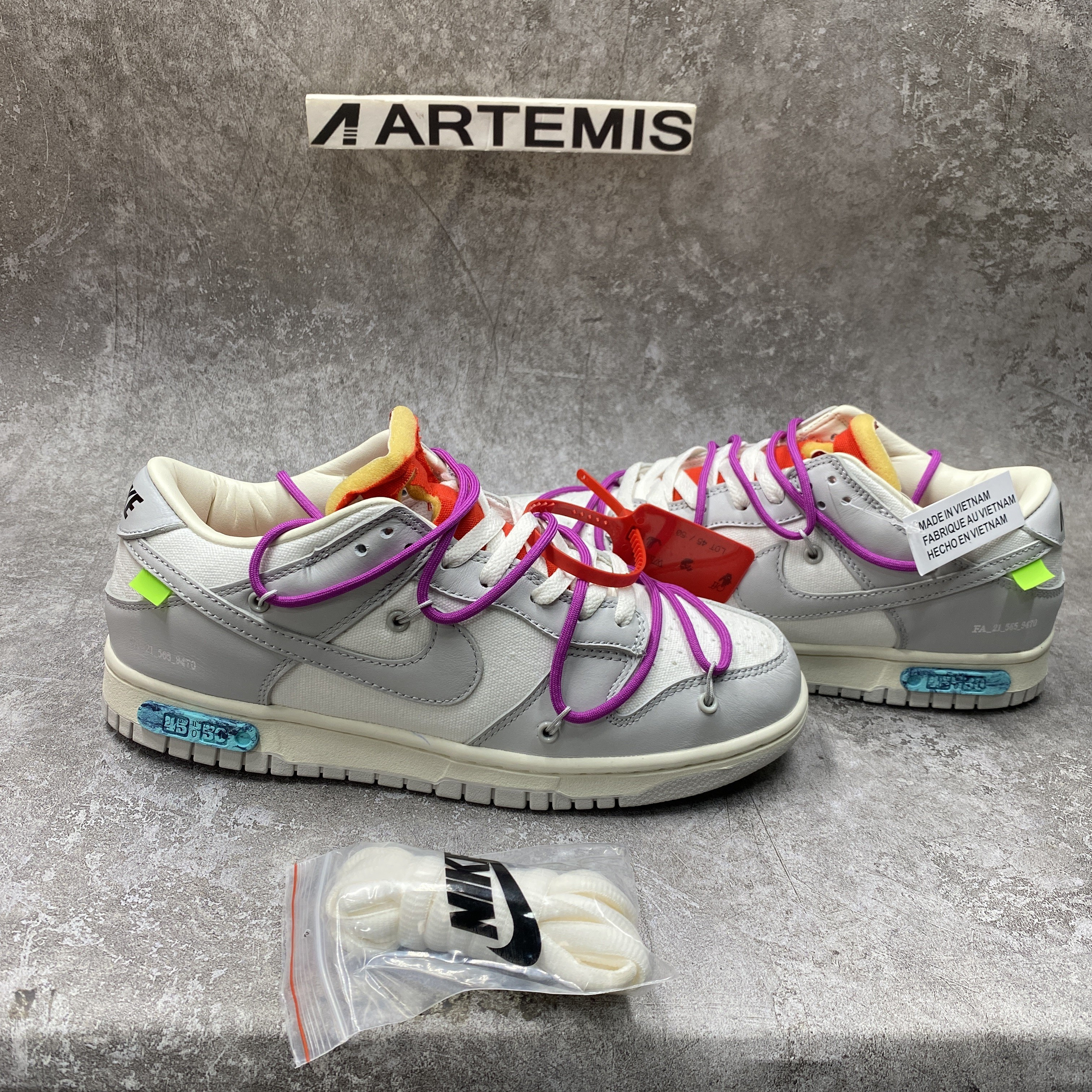 Nike Dunk Low Off-White Lot 45