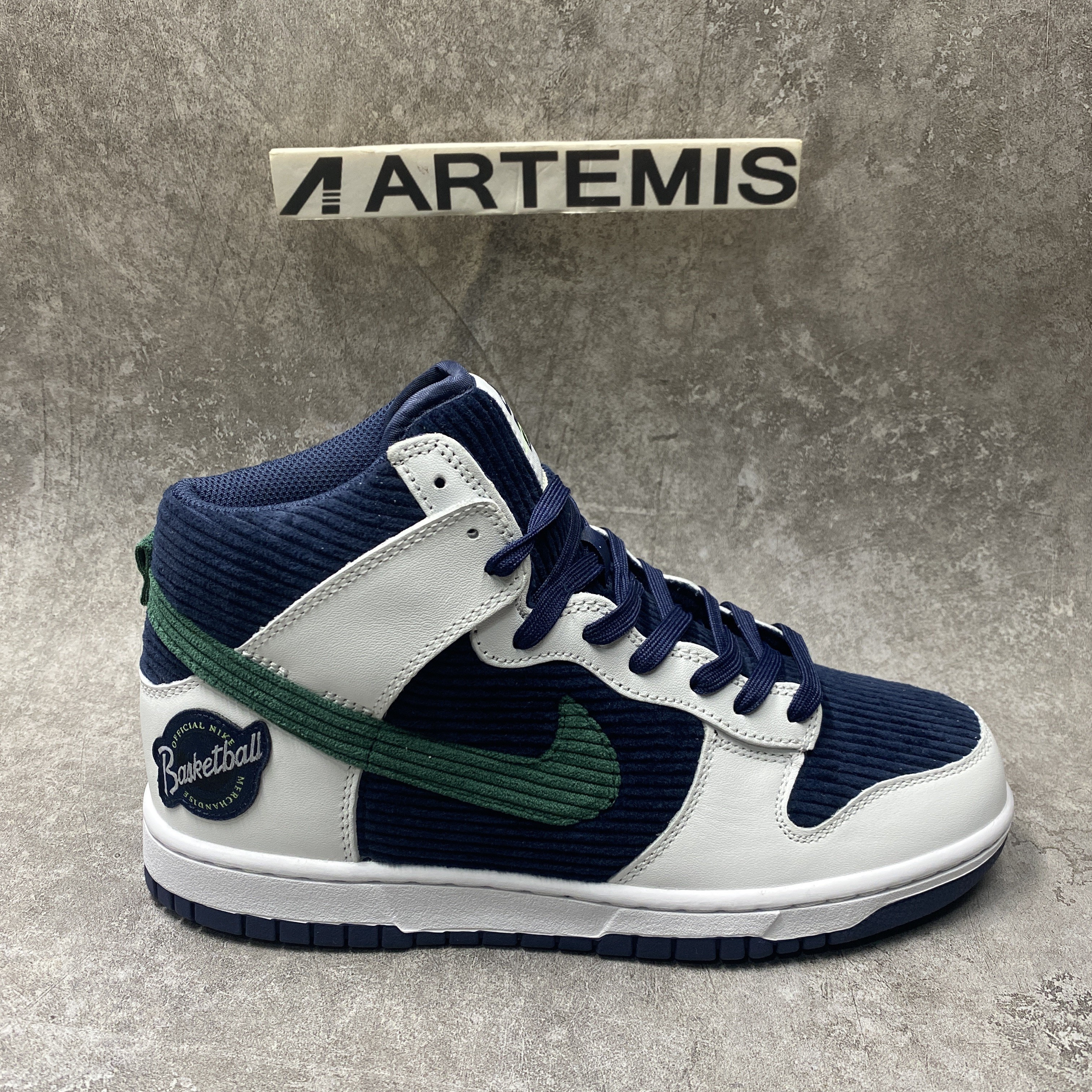 Nike Dunk High Sports Specialties White Navy