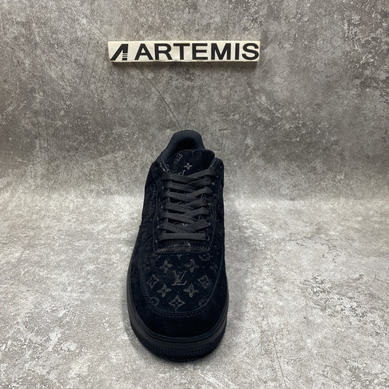 1V x Air Force 1 Low By Virgil Abloh Black