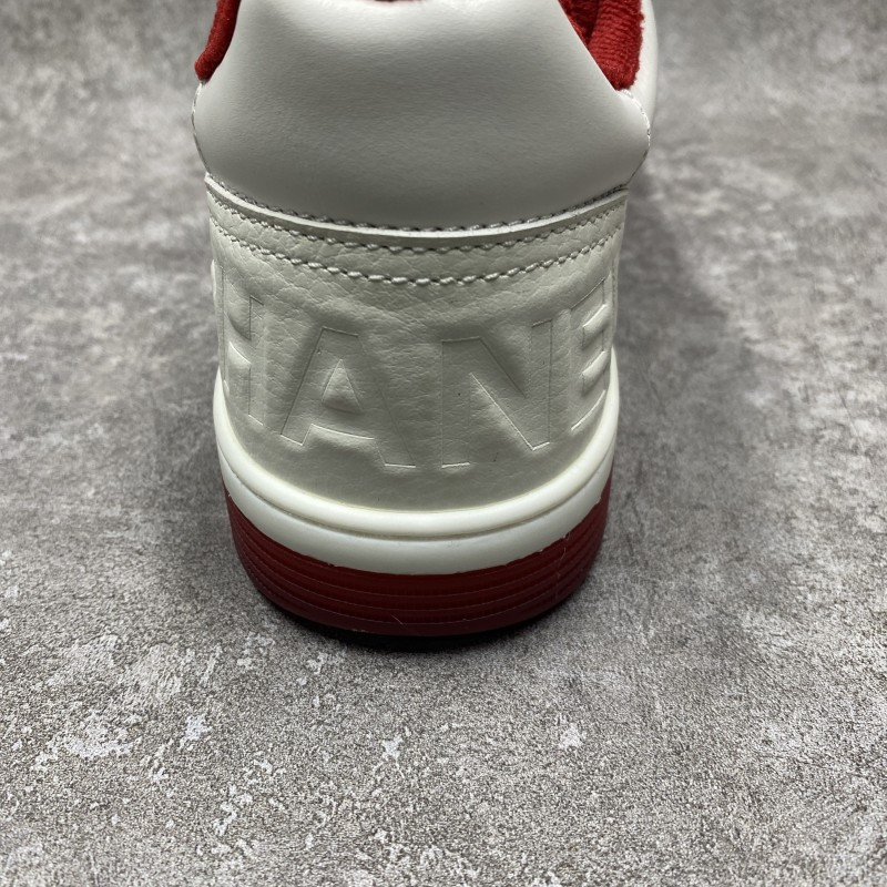 Ch*el 22p trainer white dark red