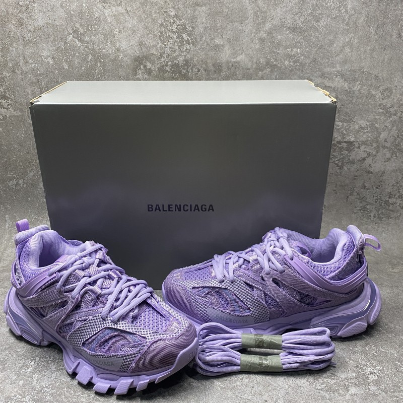 Balenciga Track Sneaker in Light Purple