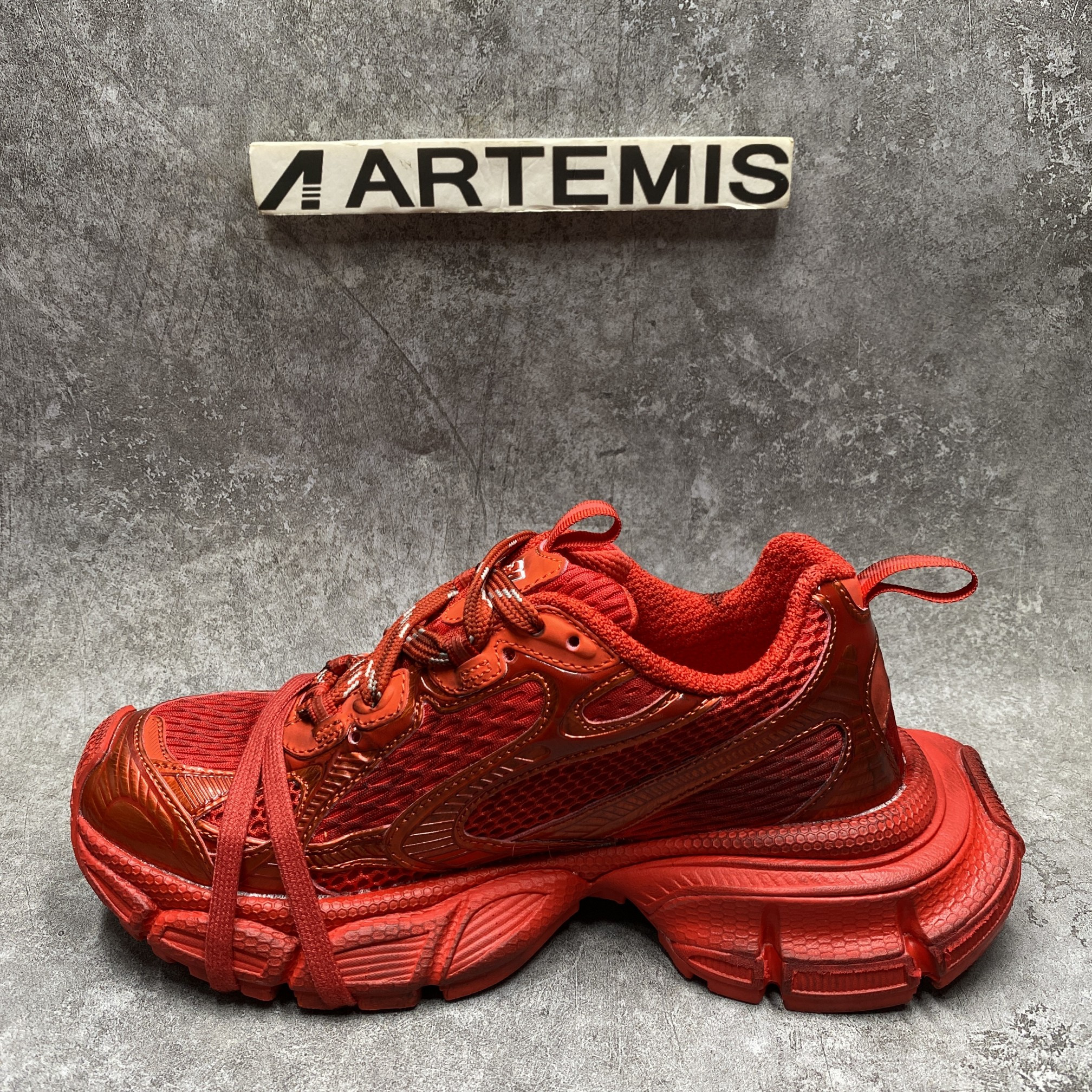 Balenciga 3XL Sneaker in Red