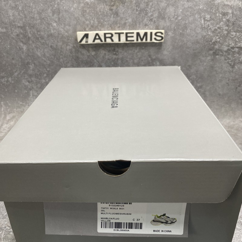 Balenciga  3xl Sneakers In Silver Green
