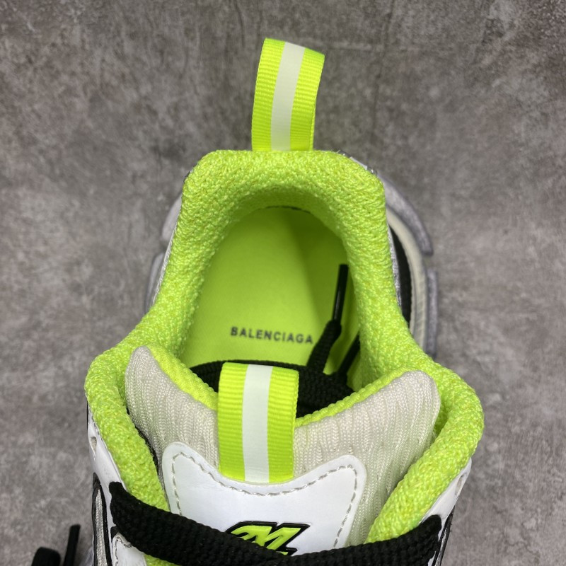 Balenciga  3xl Sneakers In Silver Green