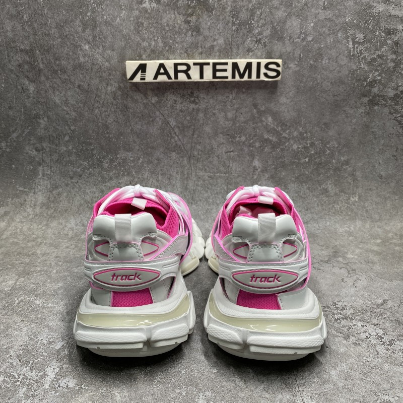 Ba*len*cia*ga track  sock white pink