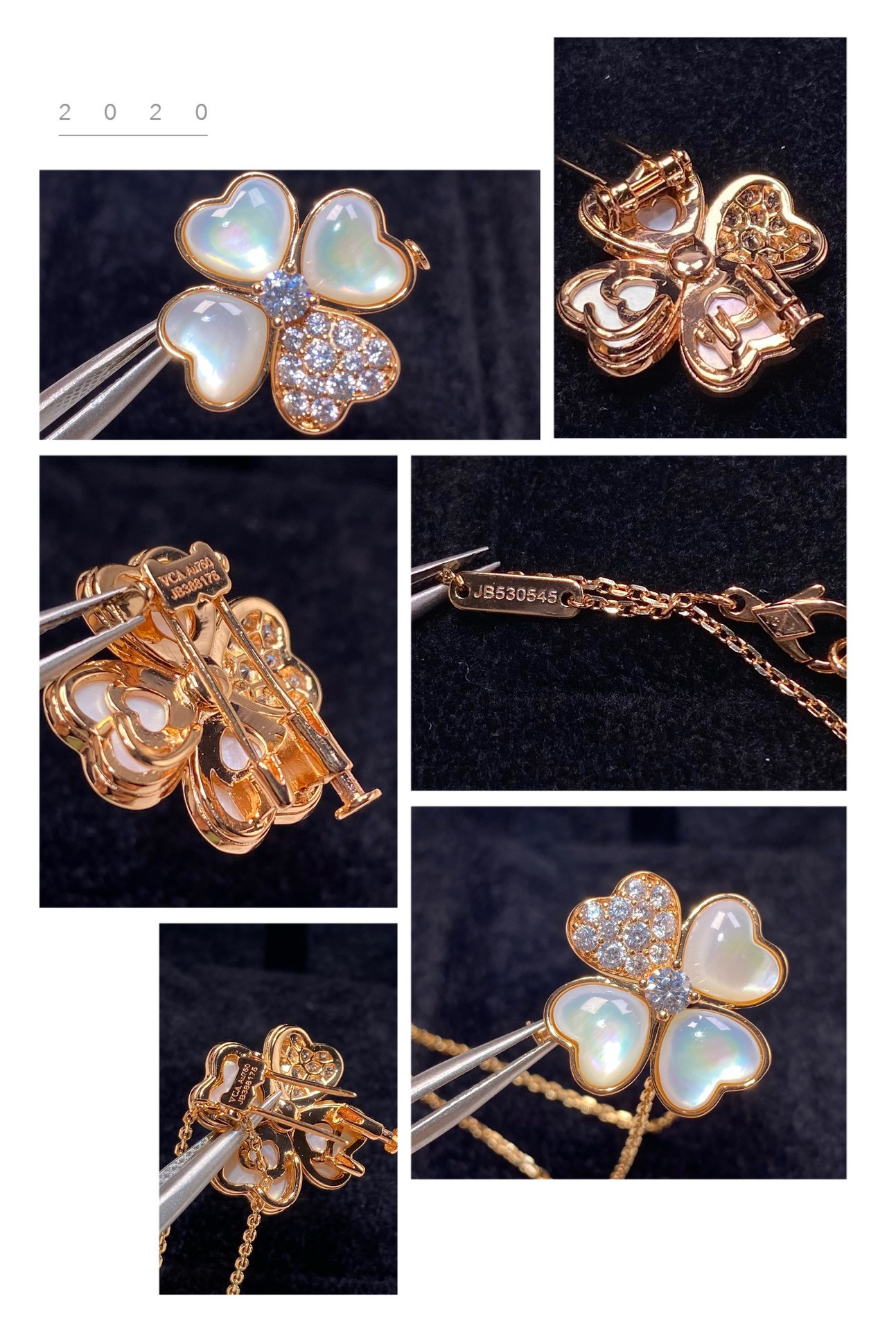 V*N CL*F & arpels four-leaf clover necklace